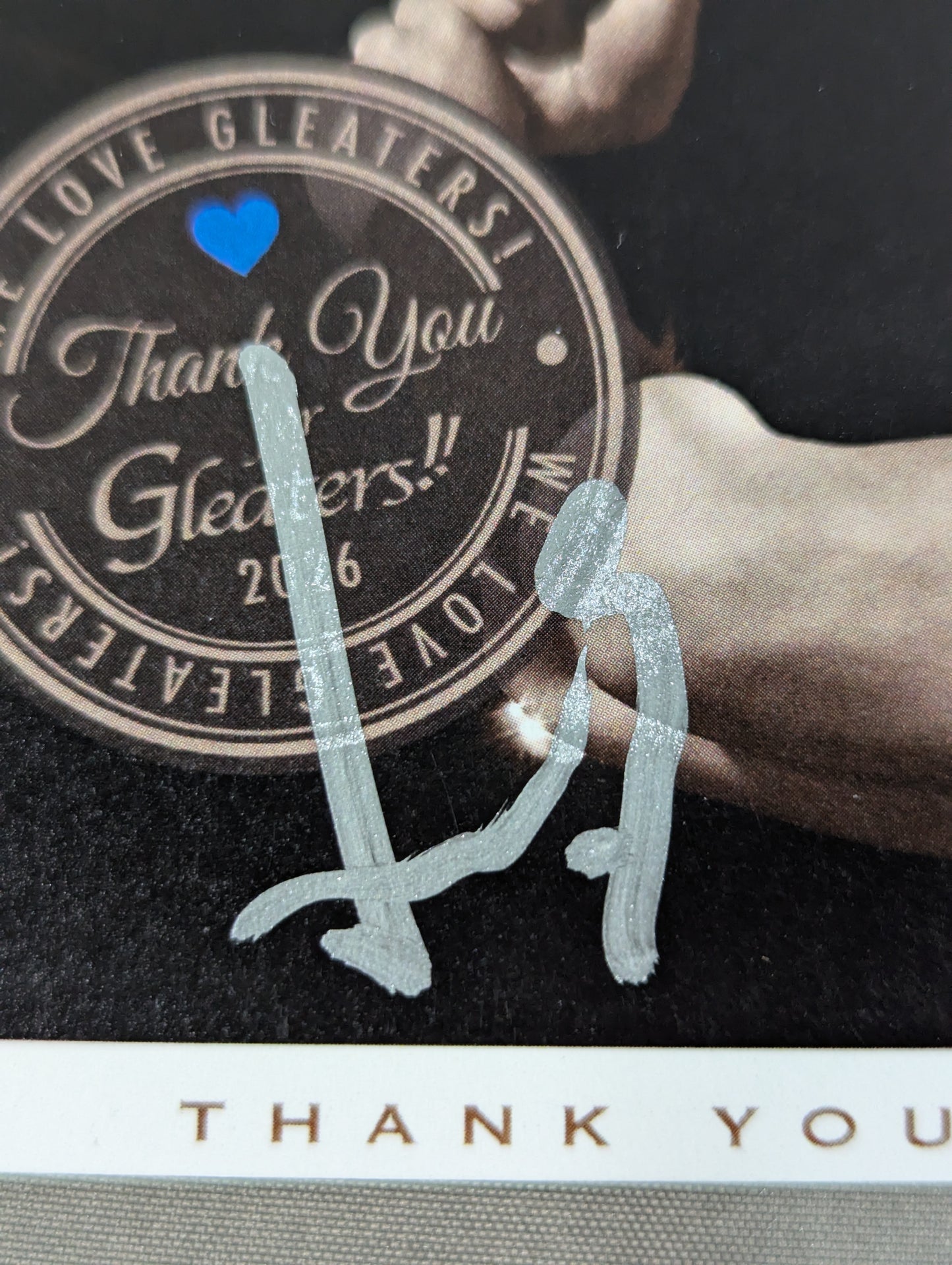 【hand signed autograph】 T-Hawk THANK YOU CARD