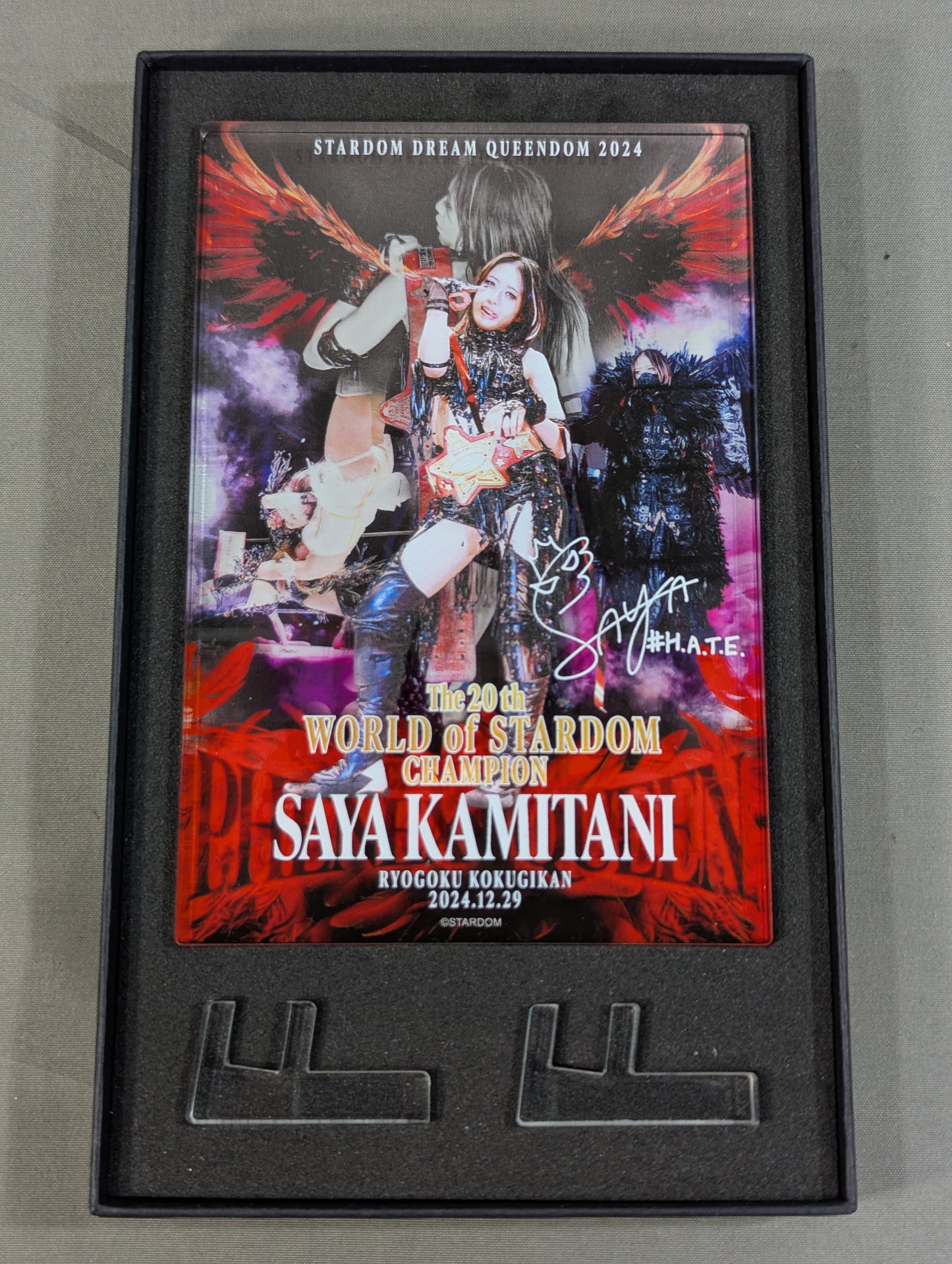 Saya Kamitani 20th World of Stardom Coronation Commemorative Acrylic Block