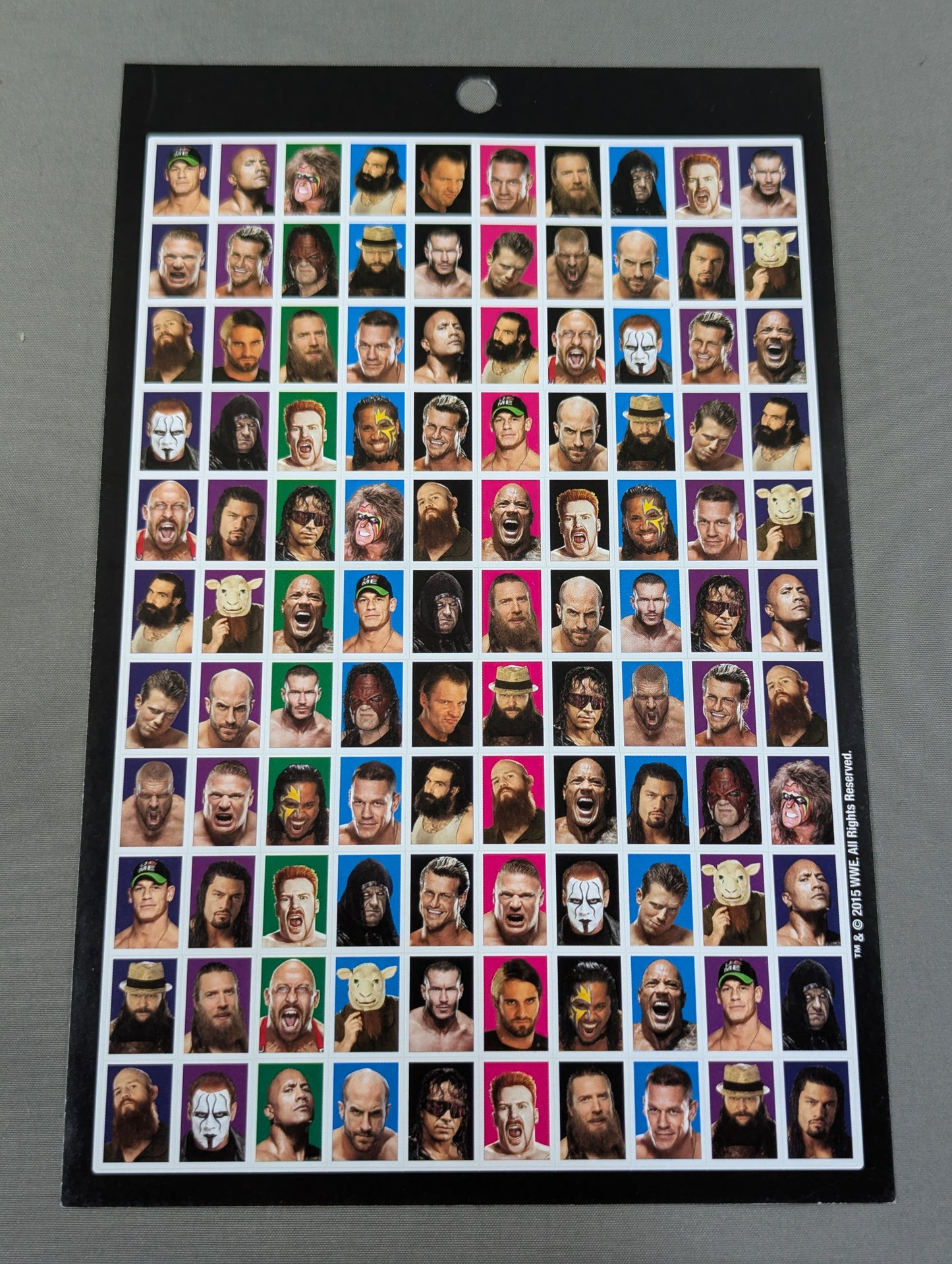 WWE SUPERSTARS Sticker Sheet