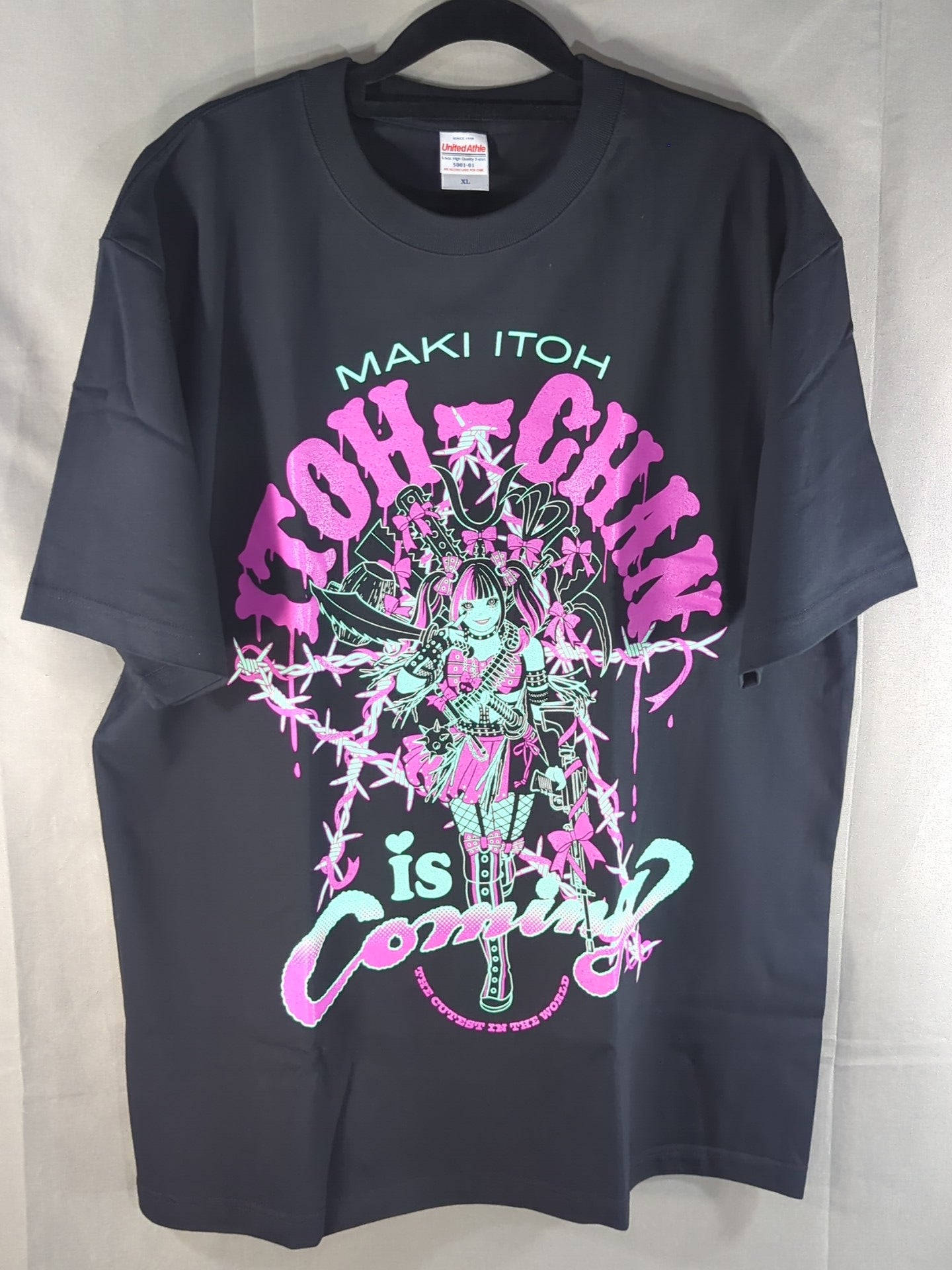 伊藤麻希 ITOH-CHAN is Coming Tシャツ　Lサイズ 伊藤麻希「ITOH-CHAN is Coming」Tシャツ – 闘道館