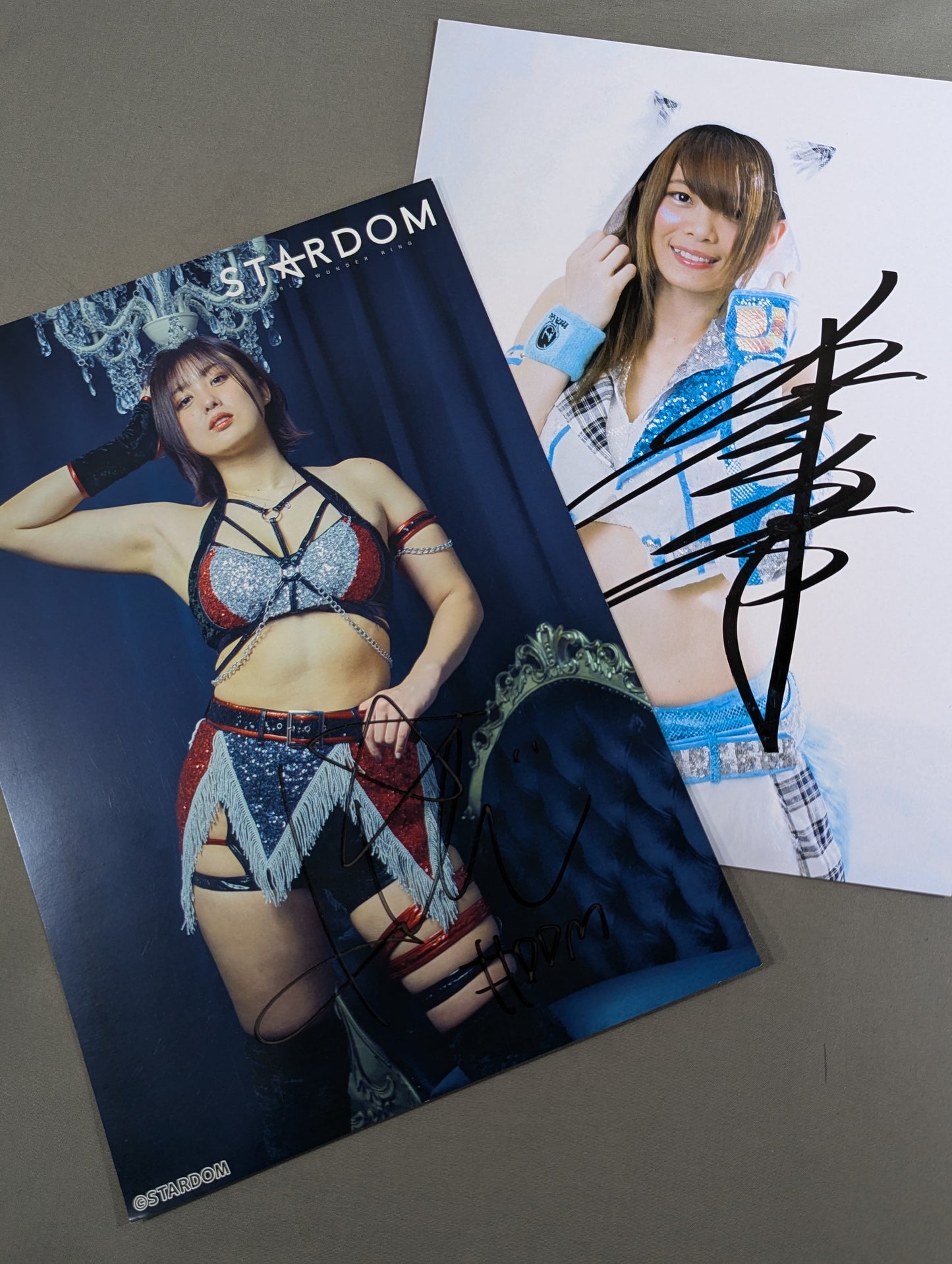Stardom hand signed autograph Pro-Photo Sets(2)