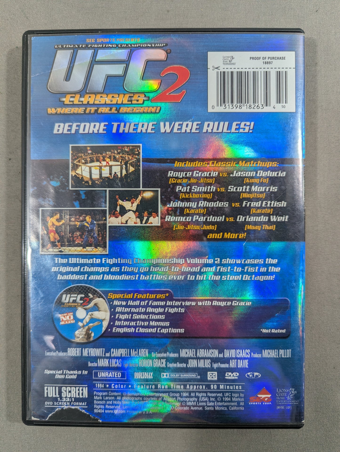 UFC CLASSICS 2 ★WHERE IT ALL BEGAN!★