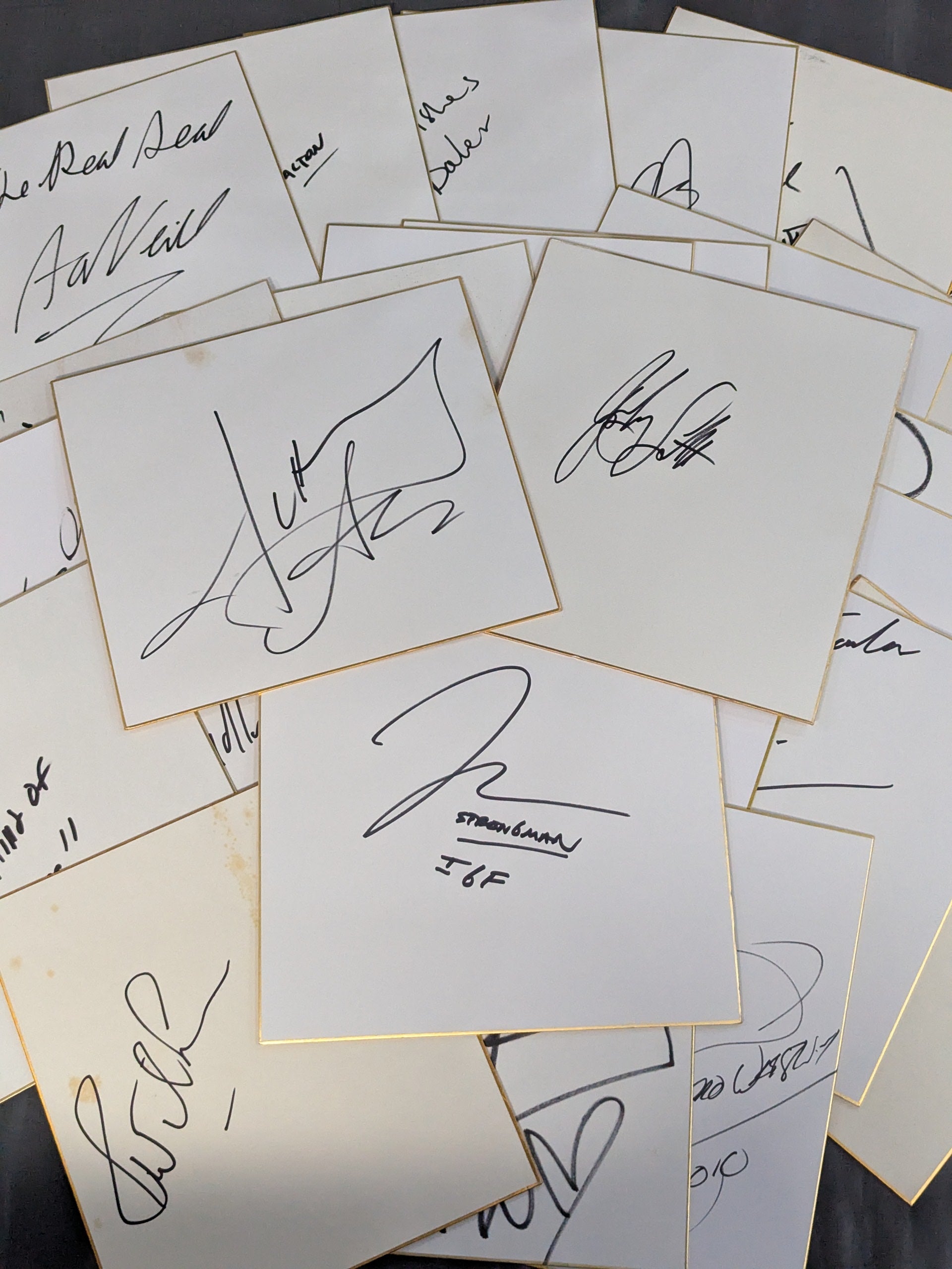 イーグルス Bernie Leadon バーニー・レドン　サイン色紙 Autographed Eagles Band Memorabilia - Etsy