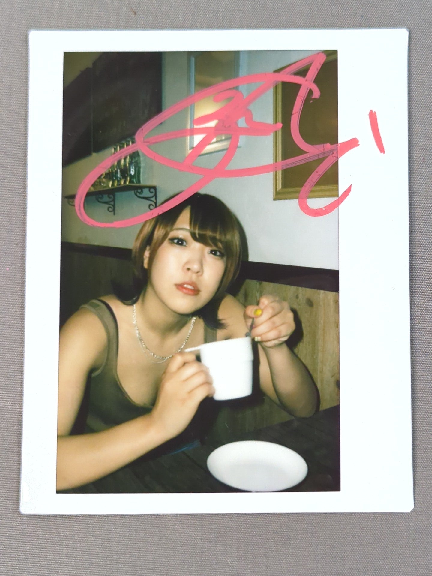 AZM 直筆サイン入りチェキ(A-1) – 闘道館