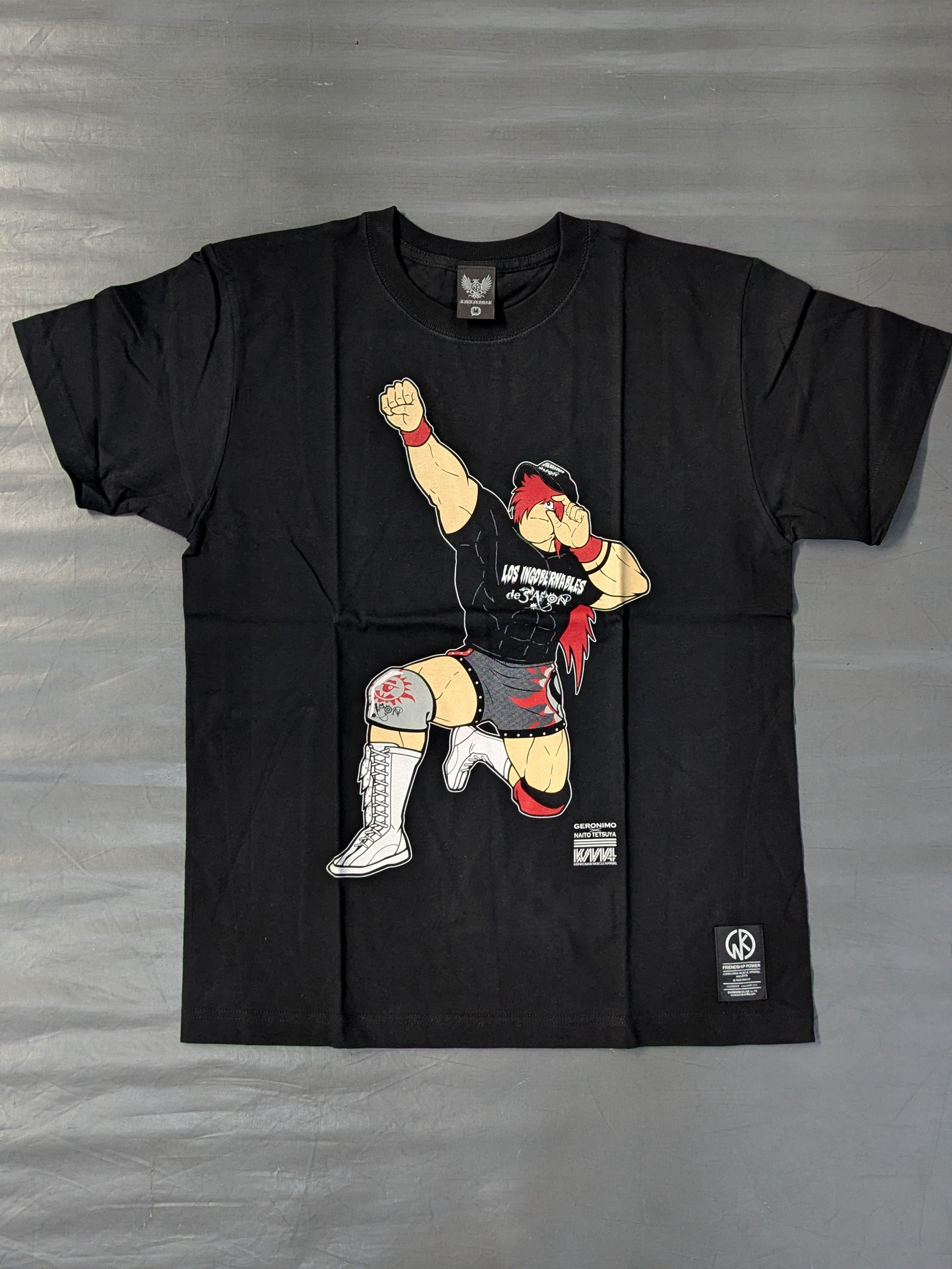 内藤哲也×ジェロニモ Tシャツ(ブラック) – 闘道館