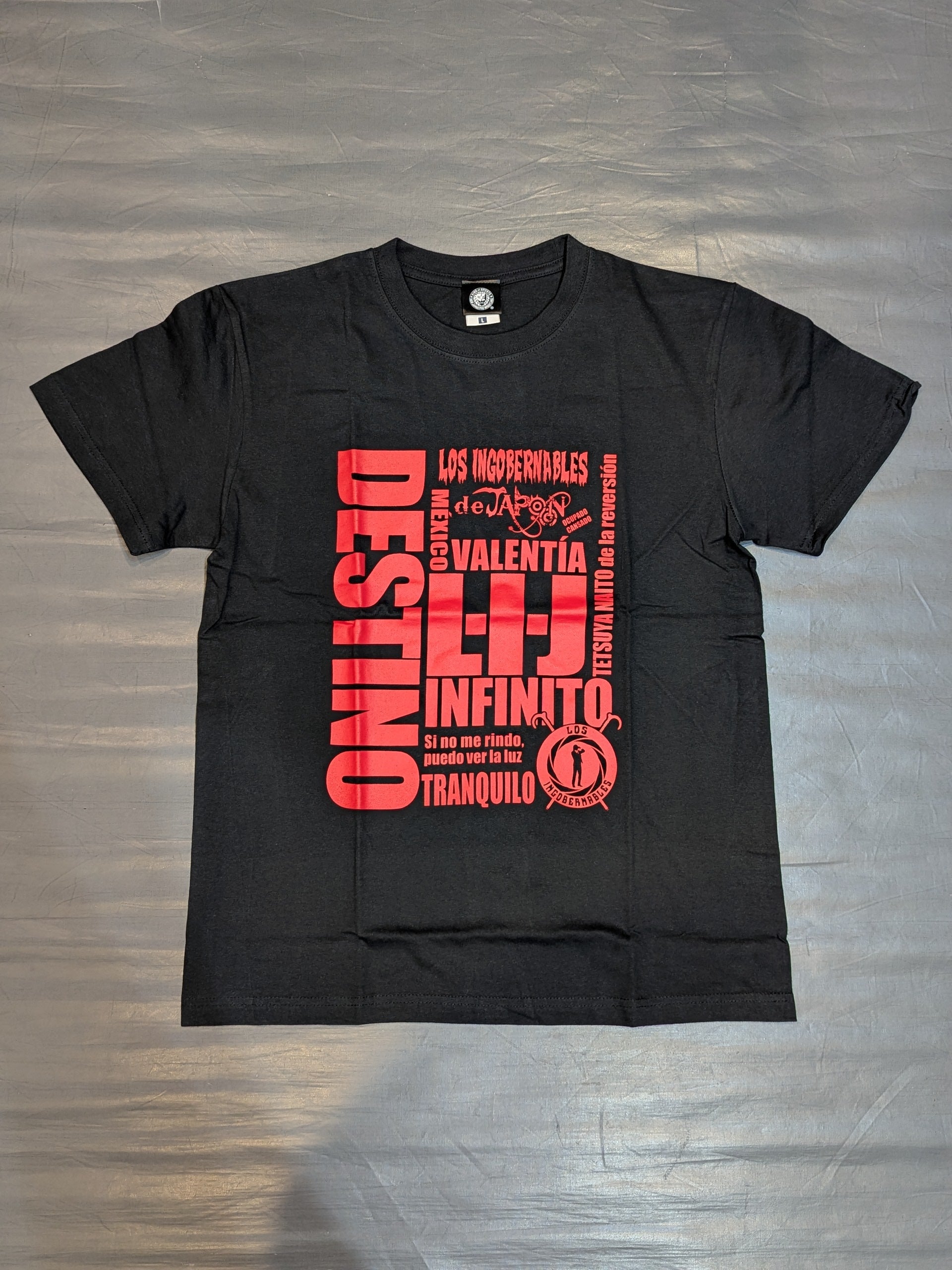 内藤哲也×L・I・J Tシャツ(ブラック×レッド) – 闘道館