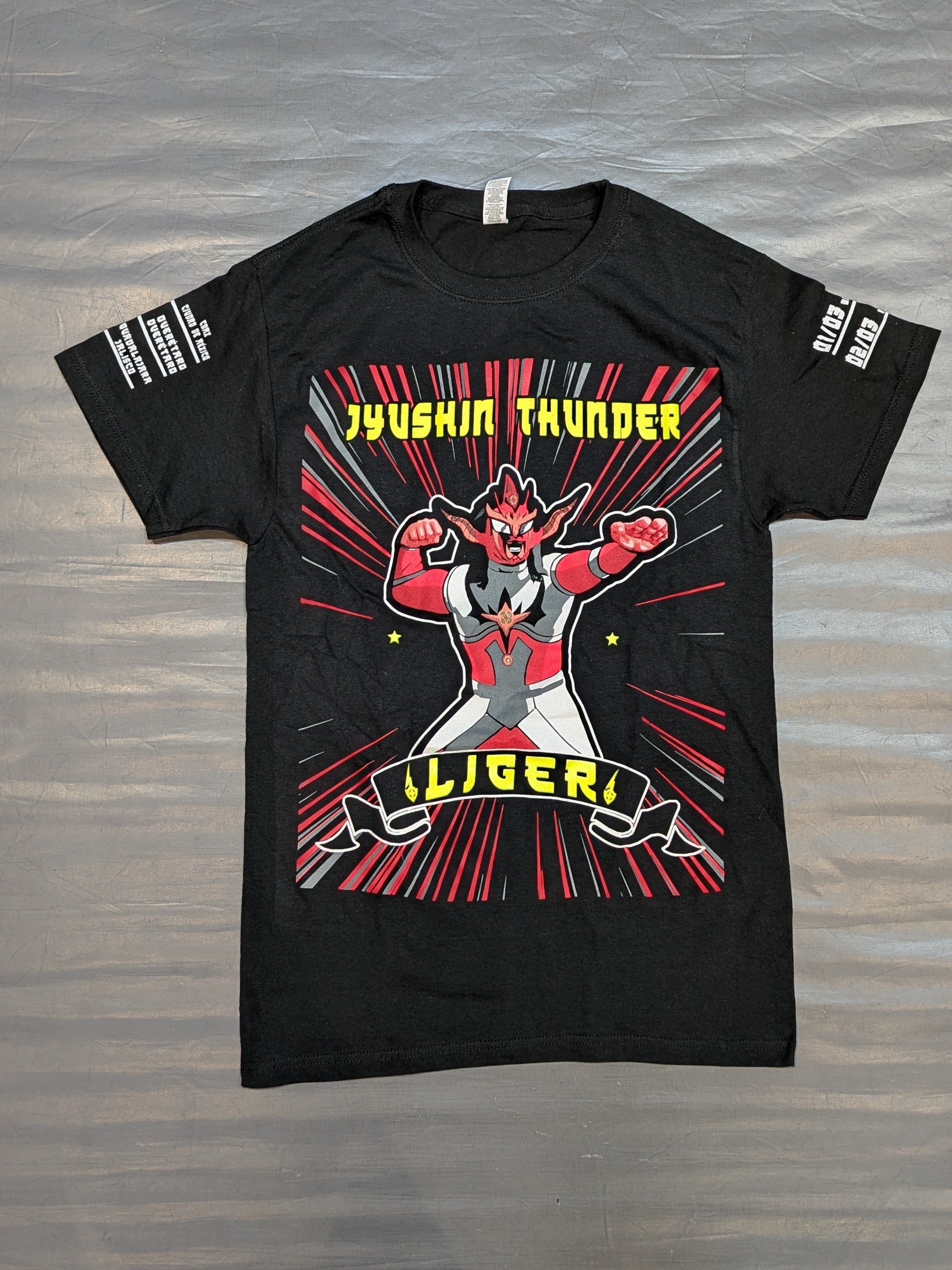 新品/未使用/超豪華セット/獣神サンダー·ライガー/DVD/Tシャツ/特典付き 獣神サンダー・ライガー「REVENGE MEXICO TOUR 2025」イラストTシャツ