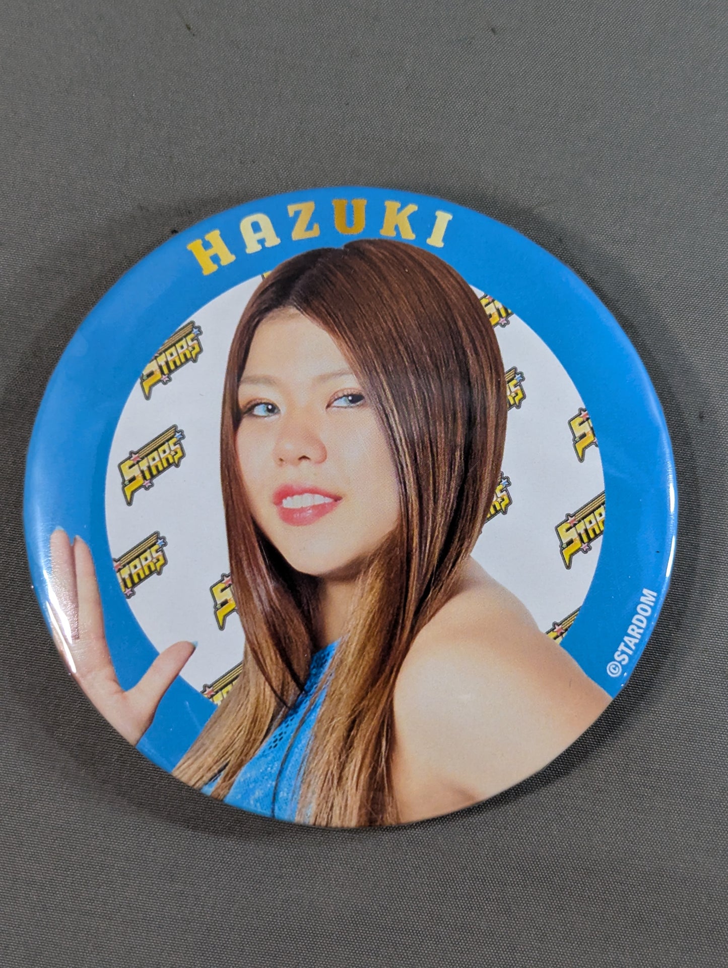 Hazuki Stardom Trading BIG PinBack button 2023