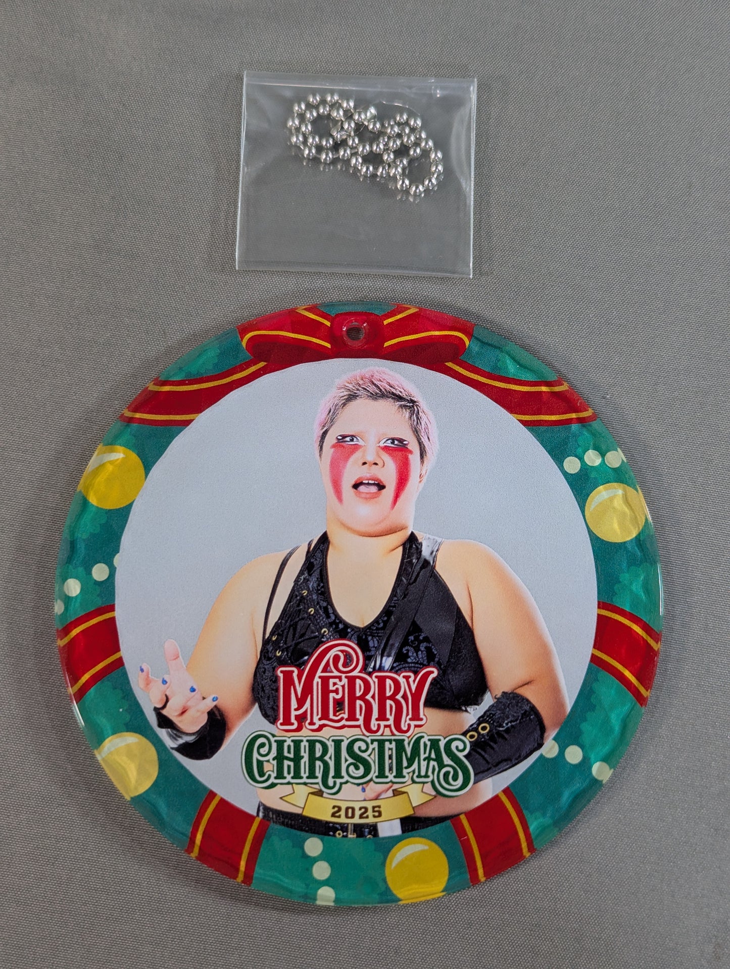 Natsuko Tora Christmas Acrylic Keychain