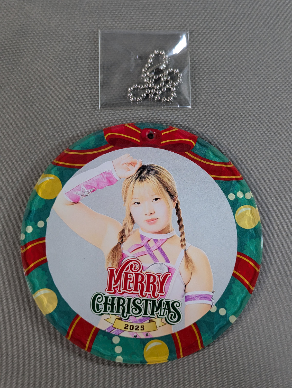 梨杏 クリスマスアクリルキーホルダー