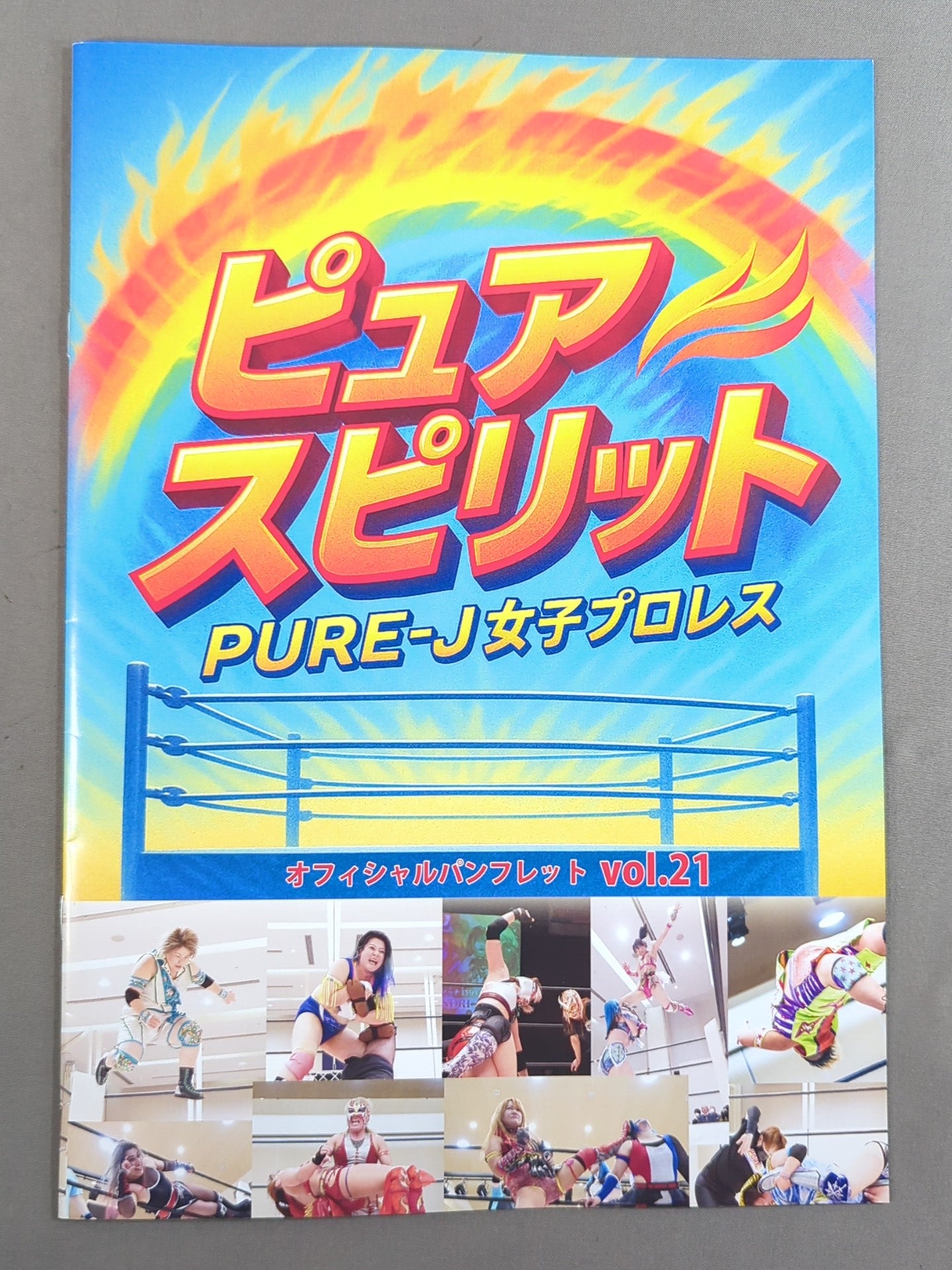 10選手直筆サイン入り】PURE-J女子プロレス オフィシャルパンフレット