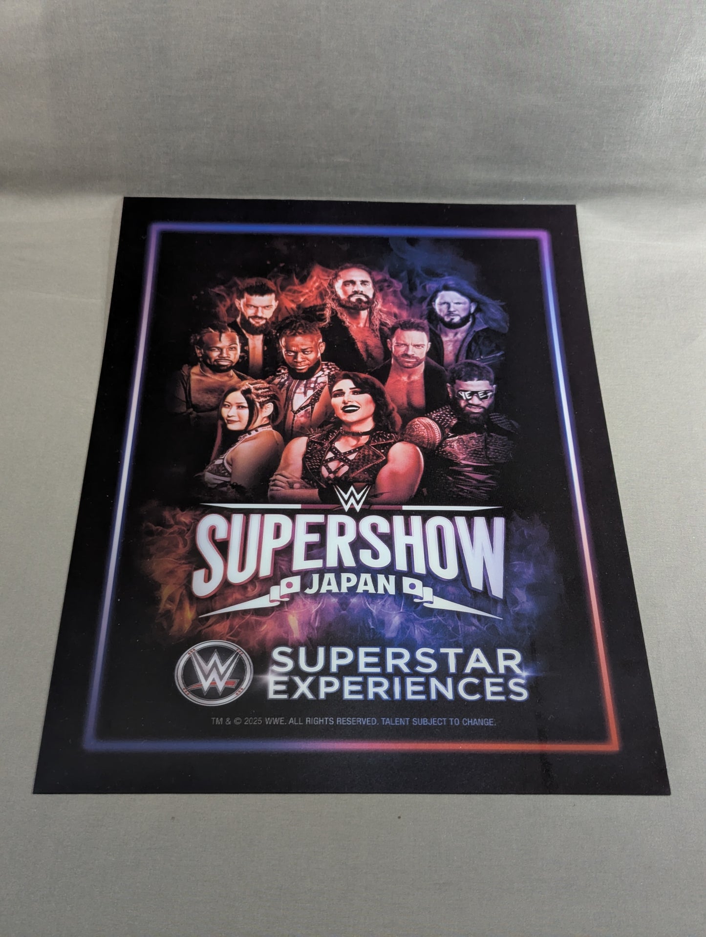 WWE SUPERSHOW JAPAN 2025 3D Poster
