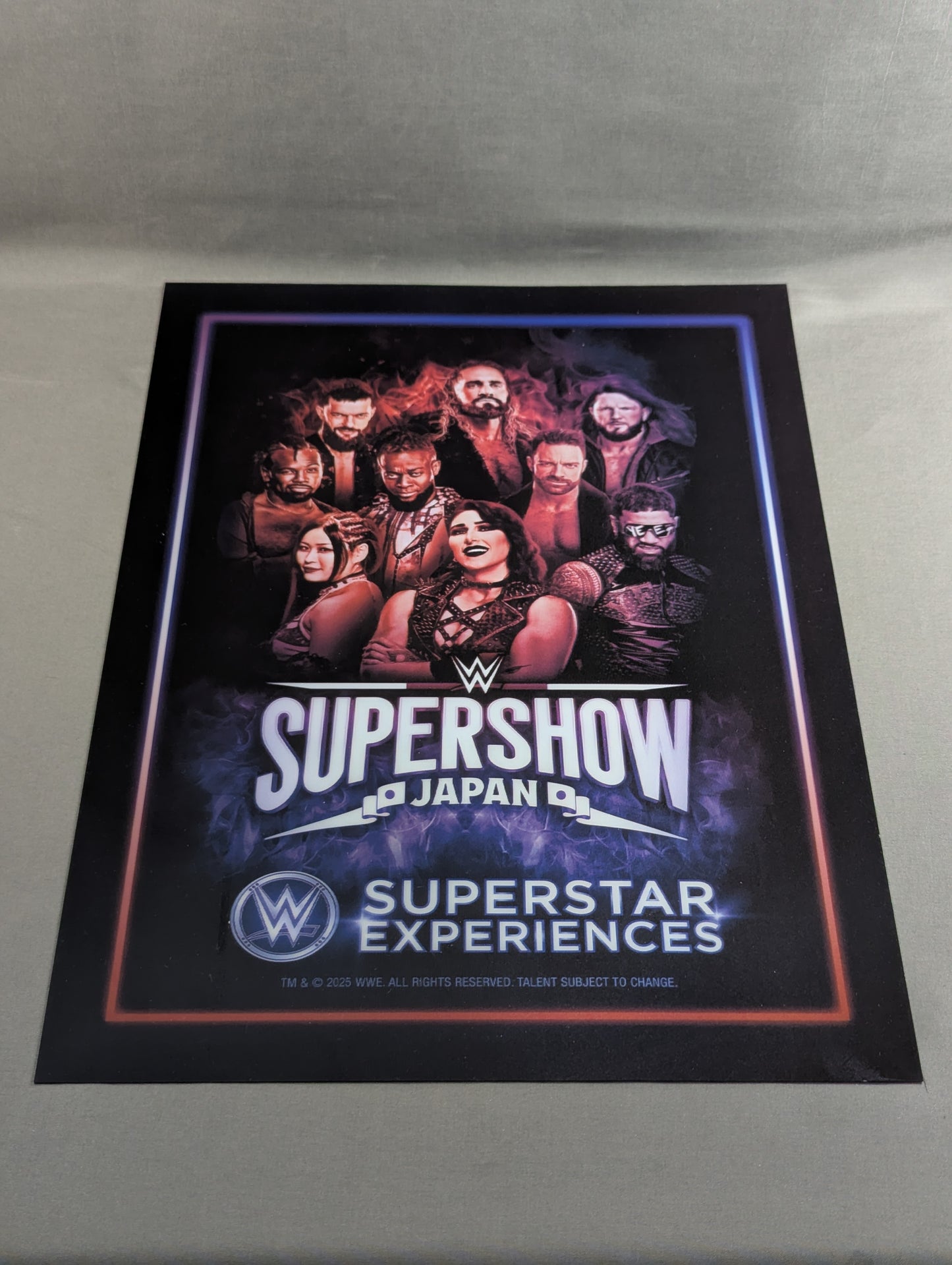 WWE SUPERSHOW JAPAN 2025 3Dポスター