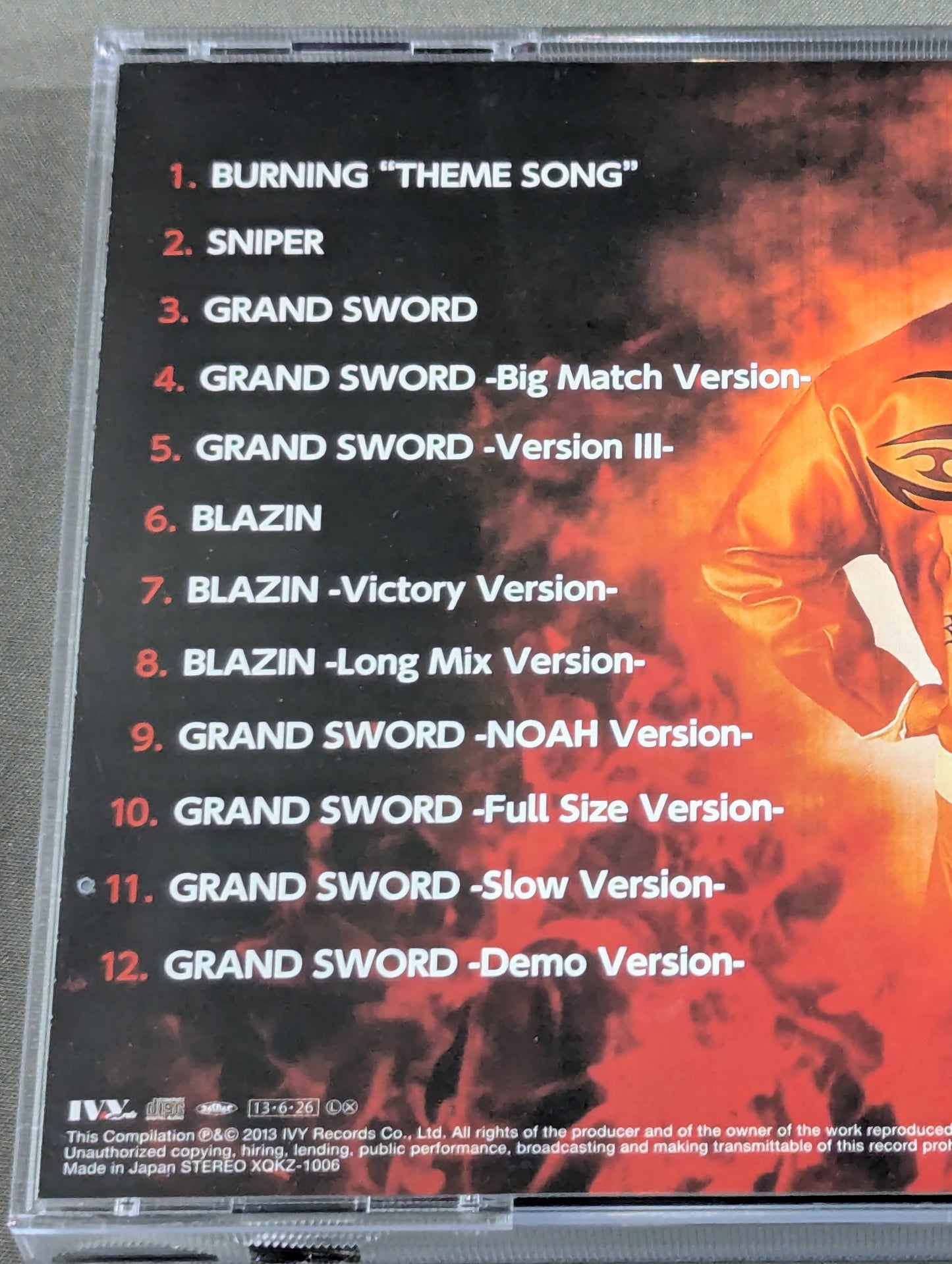小橋建太 FINAL BURNING -THE COMPLETE THEME SONG COLLECTION-