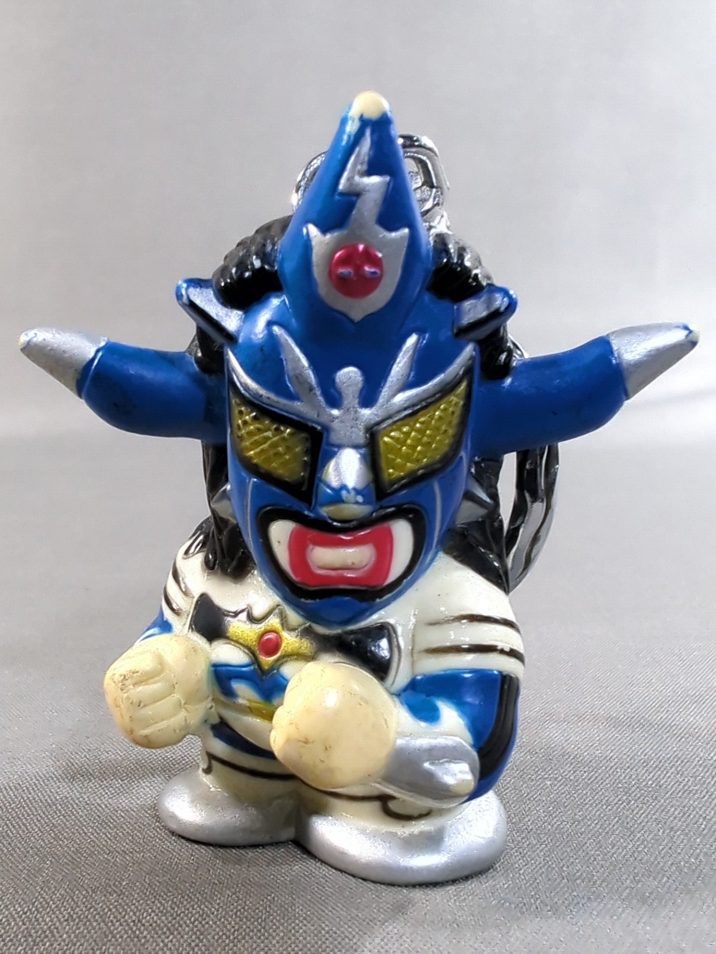 獣神サンダーライガー マスコットキーホルダー(青) – 闘道館