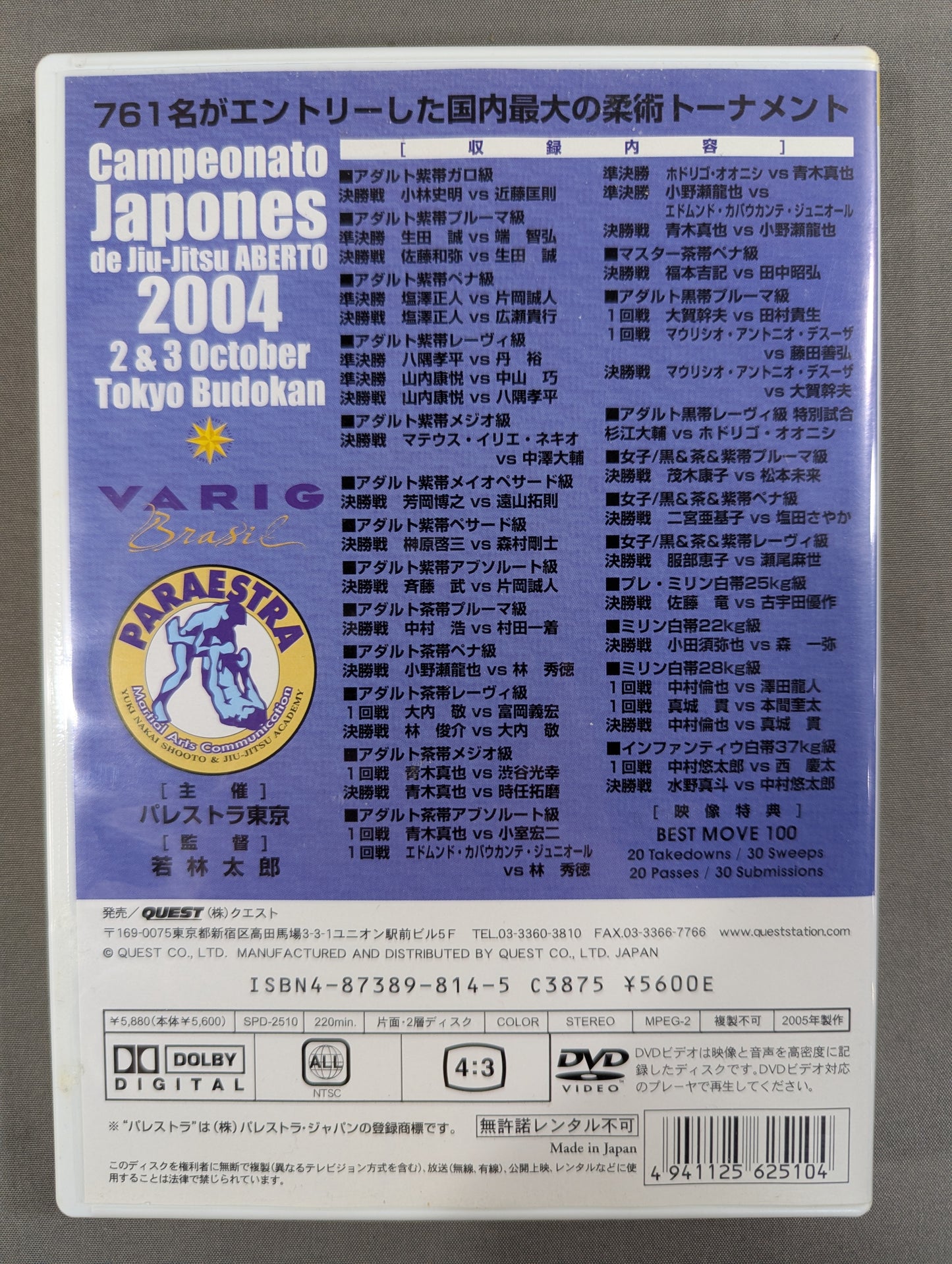 全日本ブラジリアン柔術オープントーナメント 2004