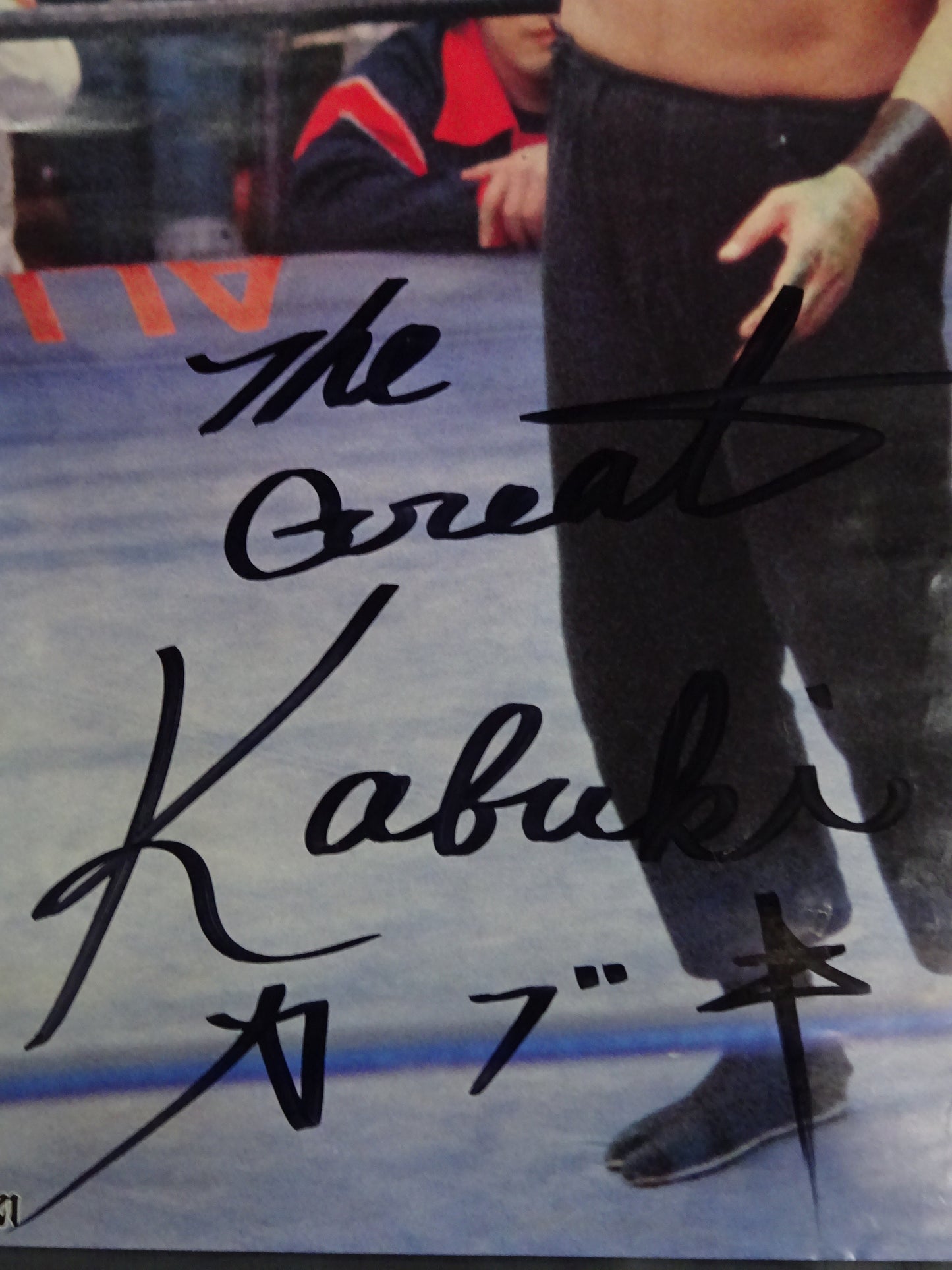 【hand signed autograph】 The Great ・Kabuki Large format poster (1)