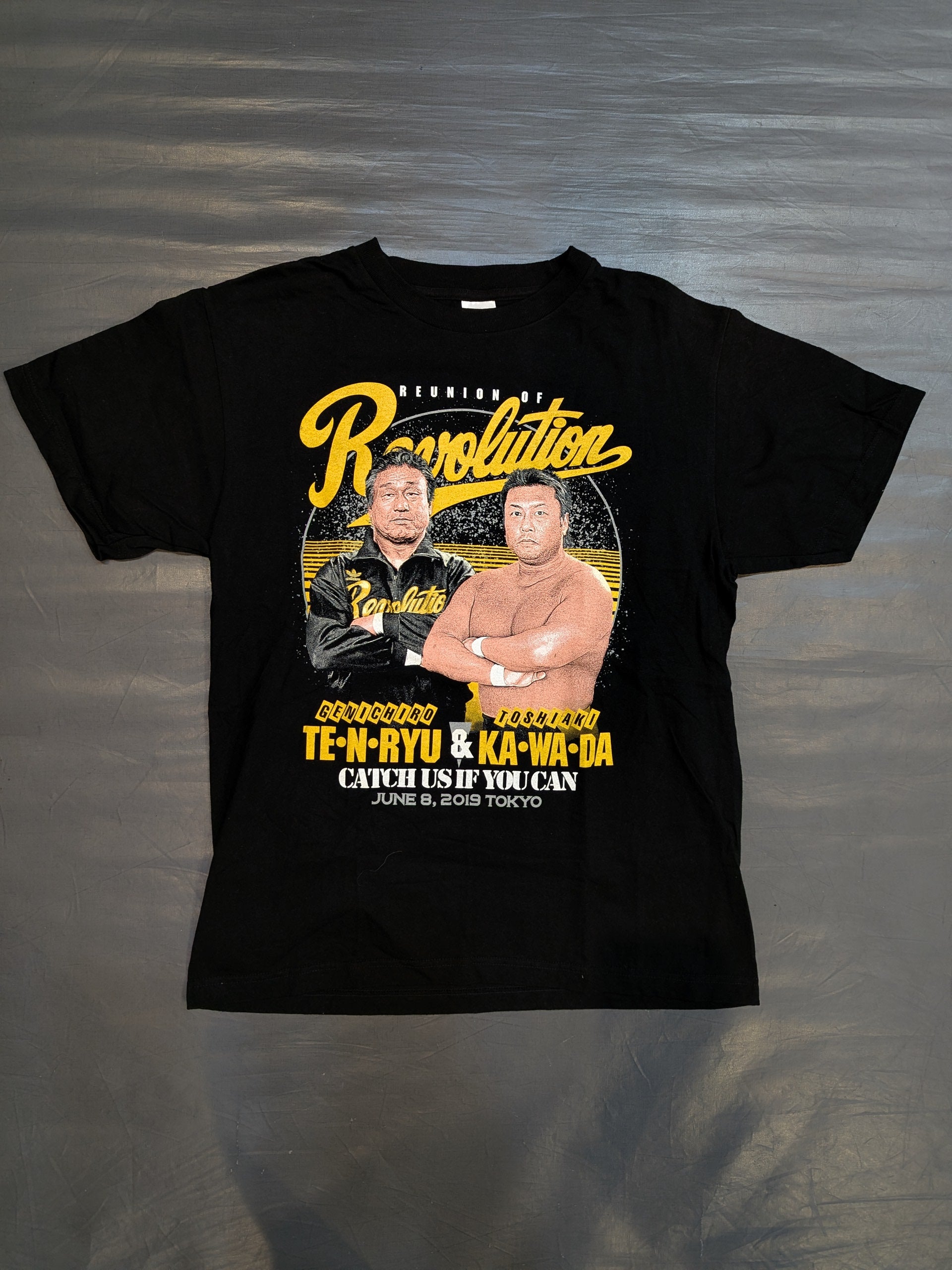 【特典つき】和牛のA4ランクを召し上がれ！　DVD/Tシャツ/生写真 天龍源一郎x川田利明 Tシャツ – 闘道館