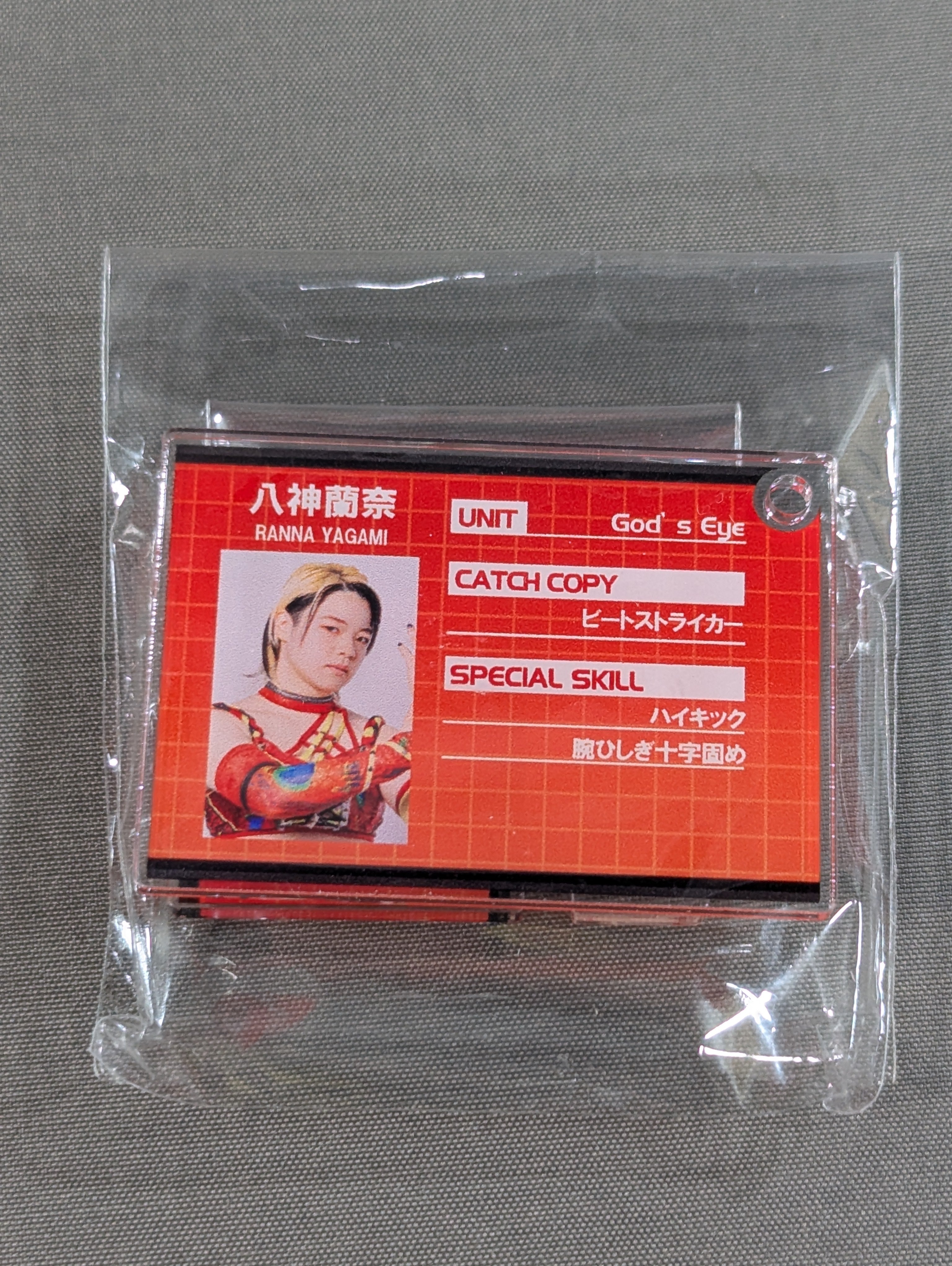 激レア ナランチャ 中国限定 非売品 特典A4ポスター キーホルダー カード 八神蘭奈 プロフィールアクリルキーホルダー – 闘道館