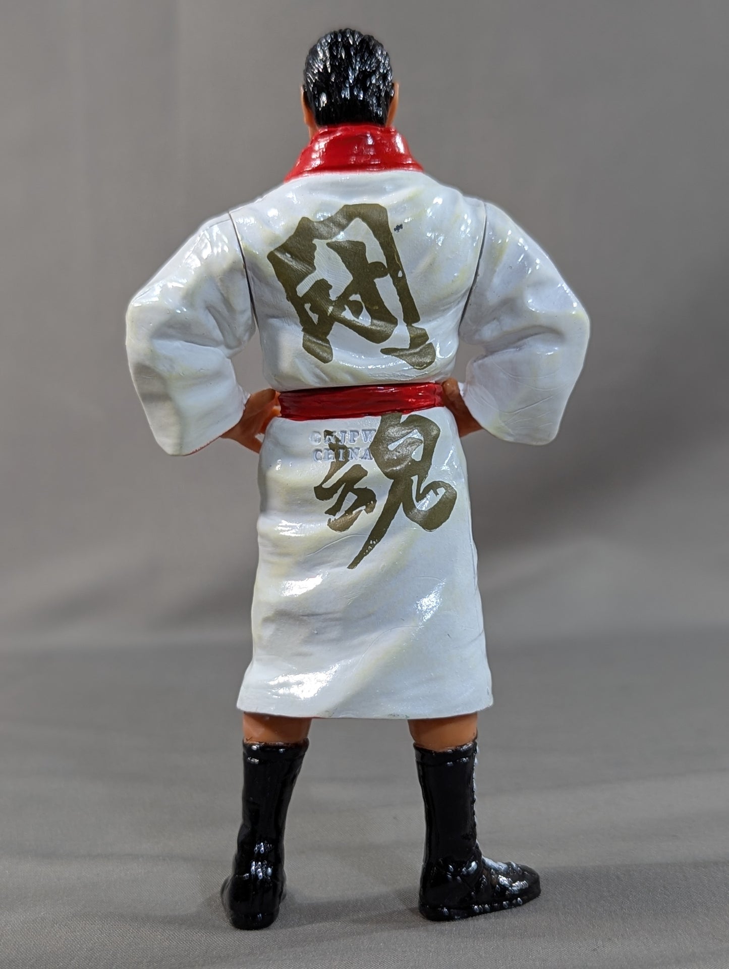 Antonio Inoki (white gown)