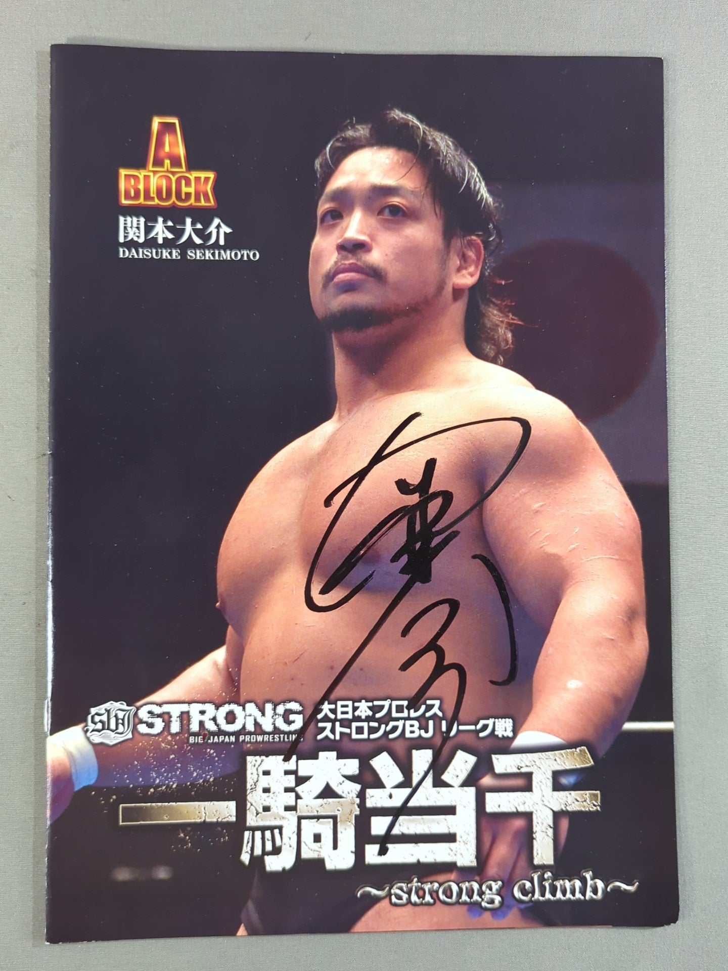 7選手直筆サイン入り】一騎当千 2016 ～strong climb～ 特製サイン帳