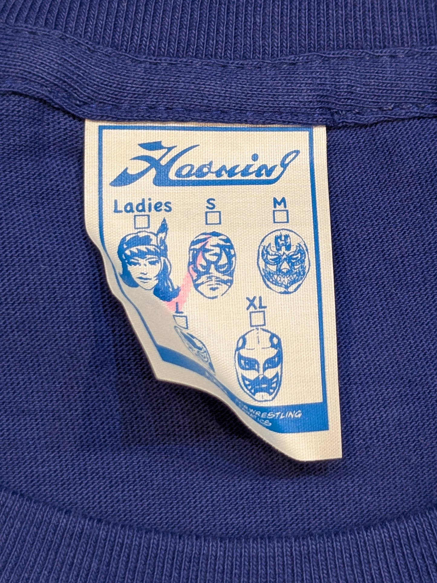 武藤敬司×HAOMING コラボTシャツ(ブルー)