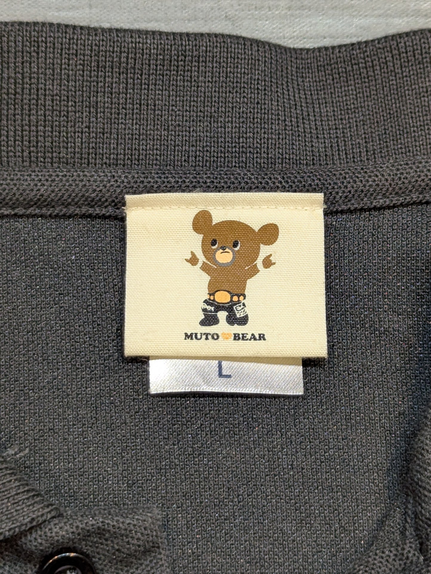 Muto Keiji "Muto Bear" Polo Shirt (Black)