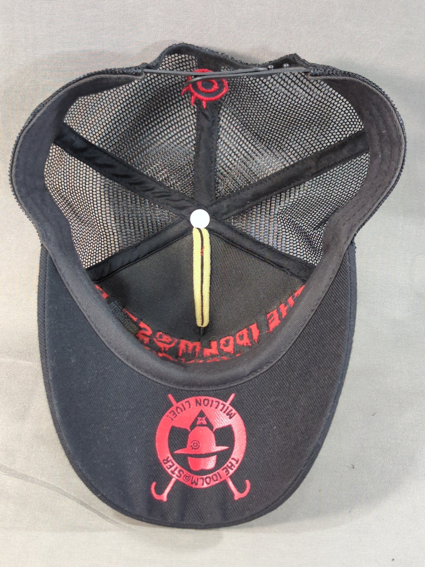 Tetsuya Naito× The Idolmaster Million Live! Mesh Cap (Black× Red)
