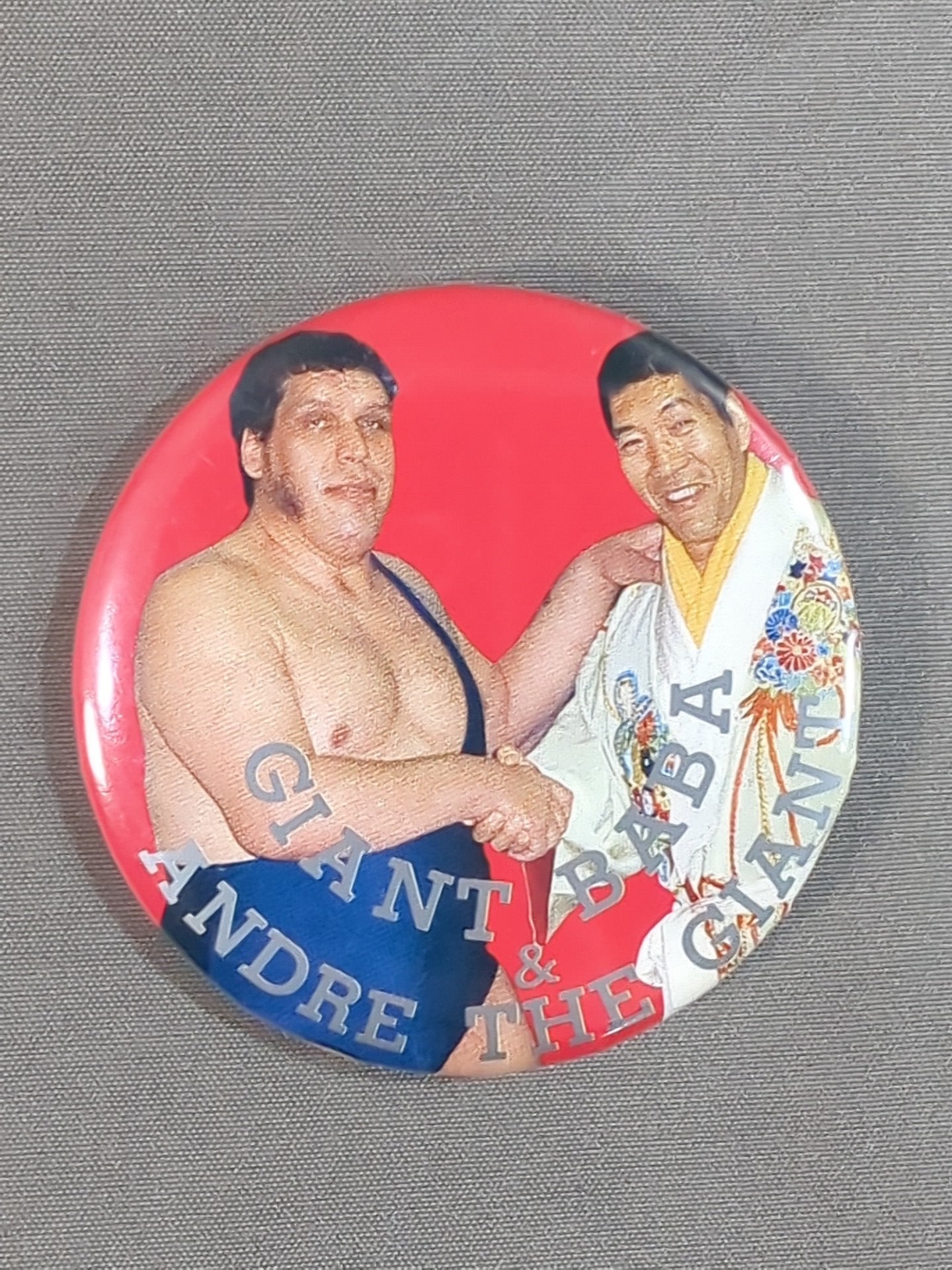 ジャイアント馬場&アンドレ・ザ・ジャイアント 缶バッジ – 闘道館