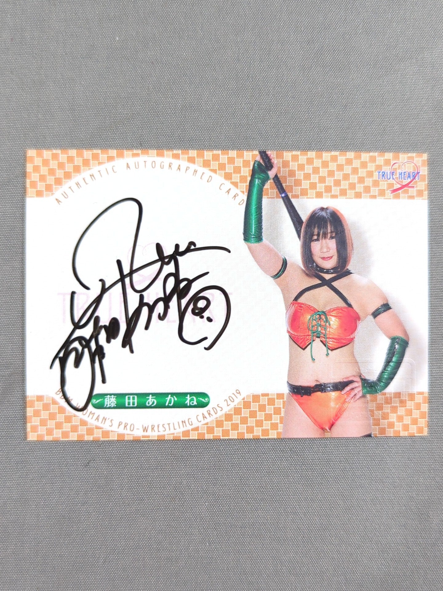 2019 BBM 藤田あかね 公式サインカード – 闘道館
