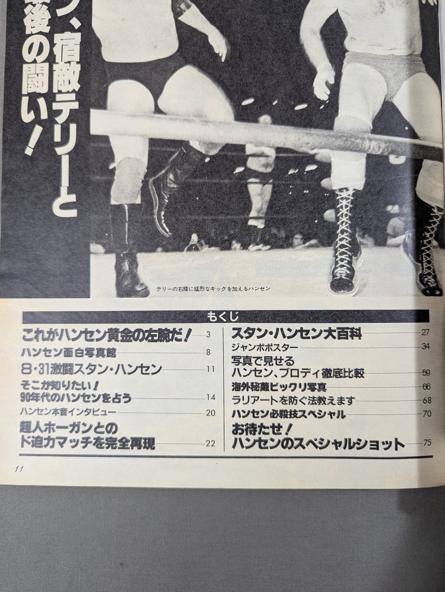 Pro Wrestling Album 37 Western Lariat Stan Hansen