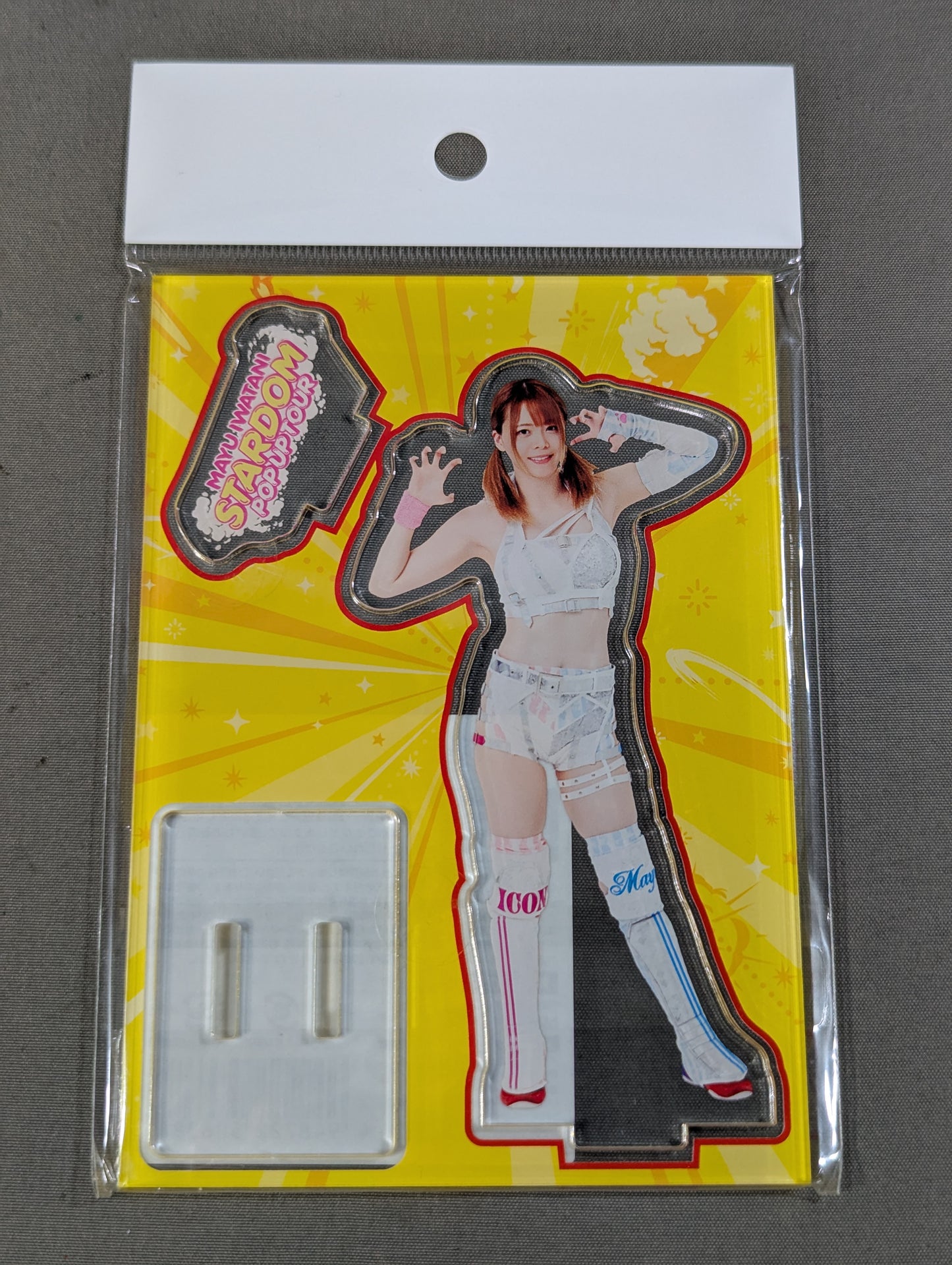 Mayu Iwatani STARDOM POP UP TOUR in TOWER RECORDS Acrylic Stand Plate