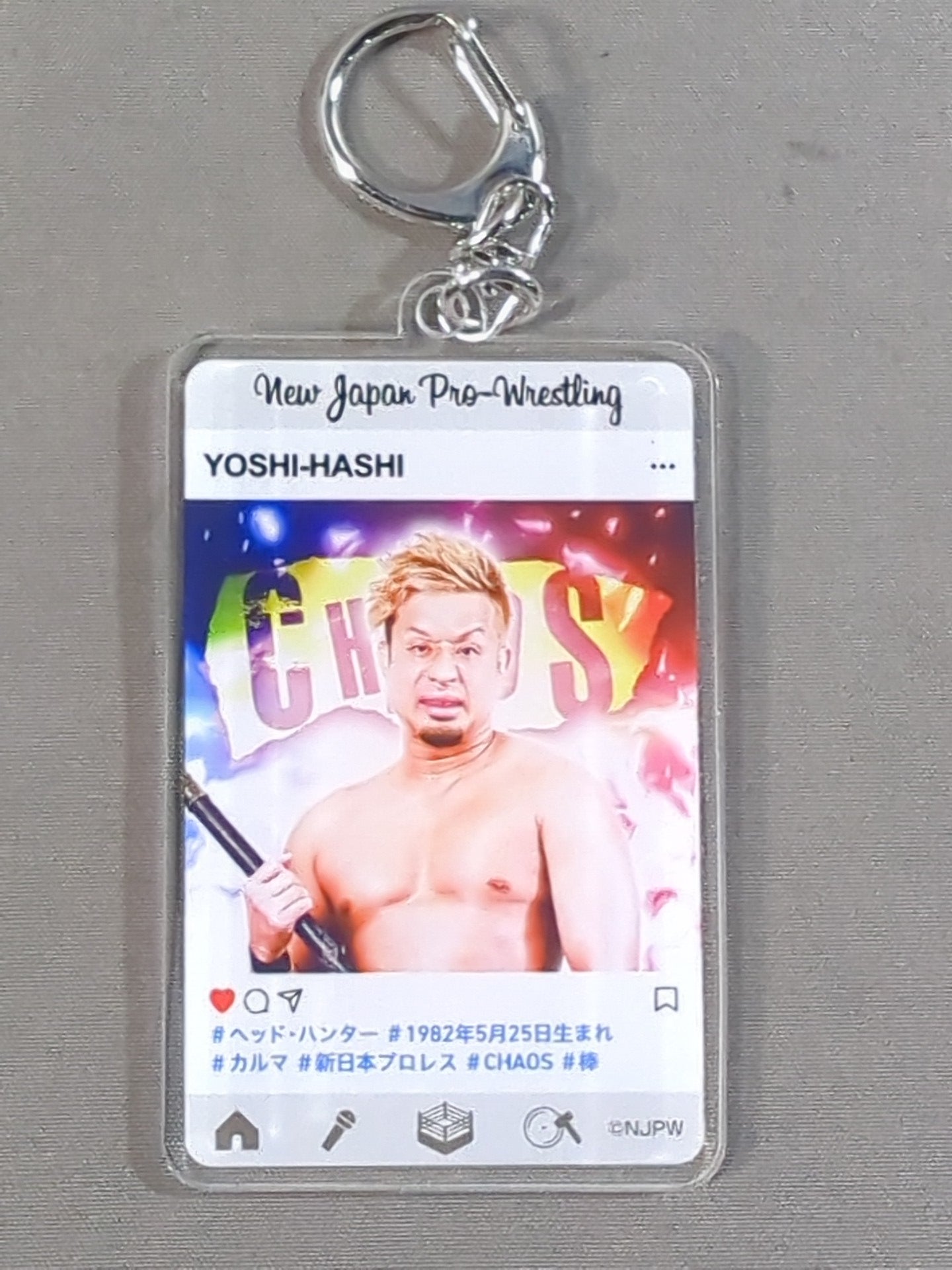☆新日本プロレスくじ 2020☆ YOSHI-HASHI アクリルキーホルダー – 闘道館