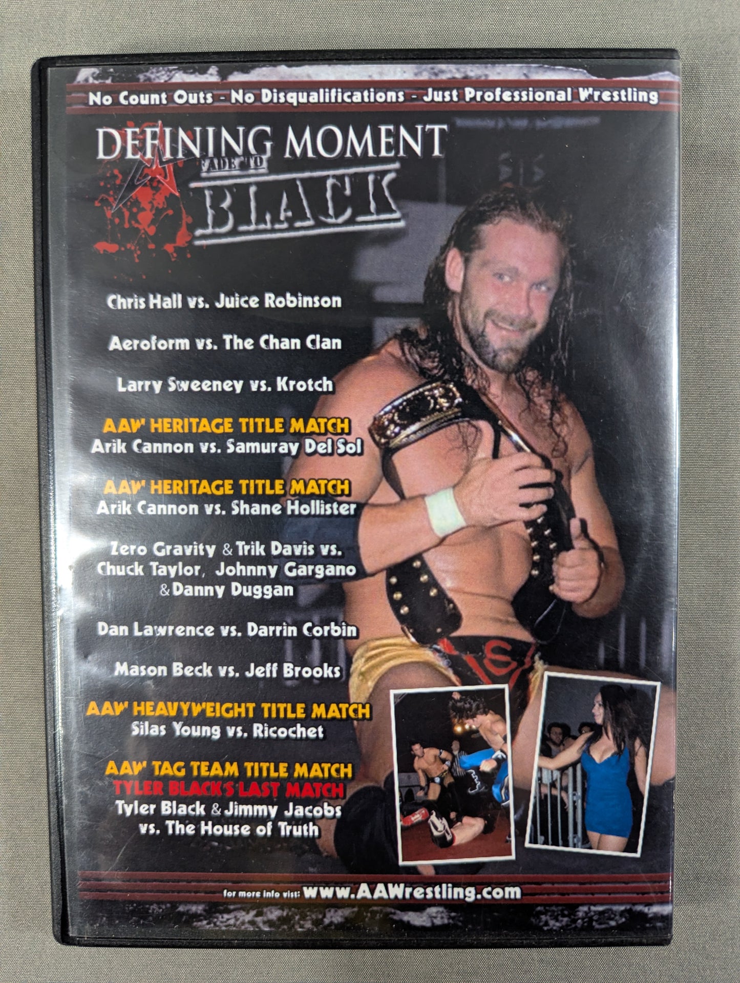 AAW DEFINING MOMENT ★FADE TO BLACK★