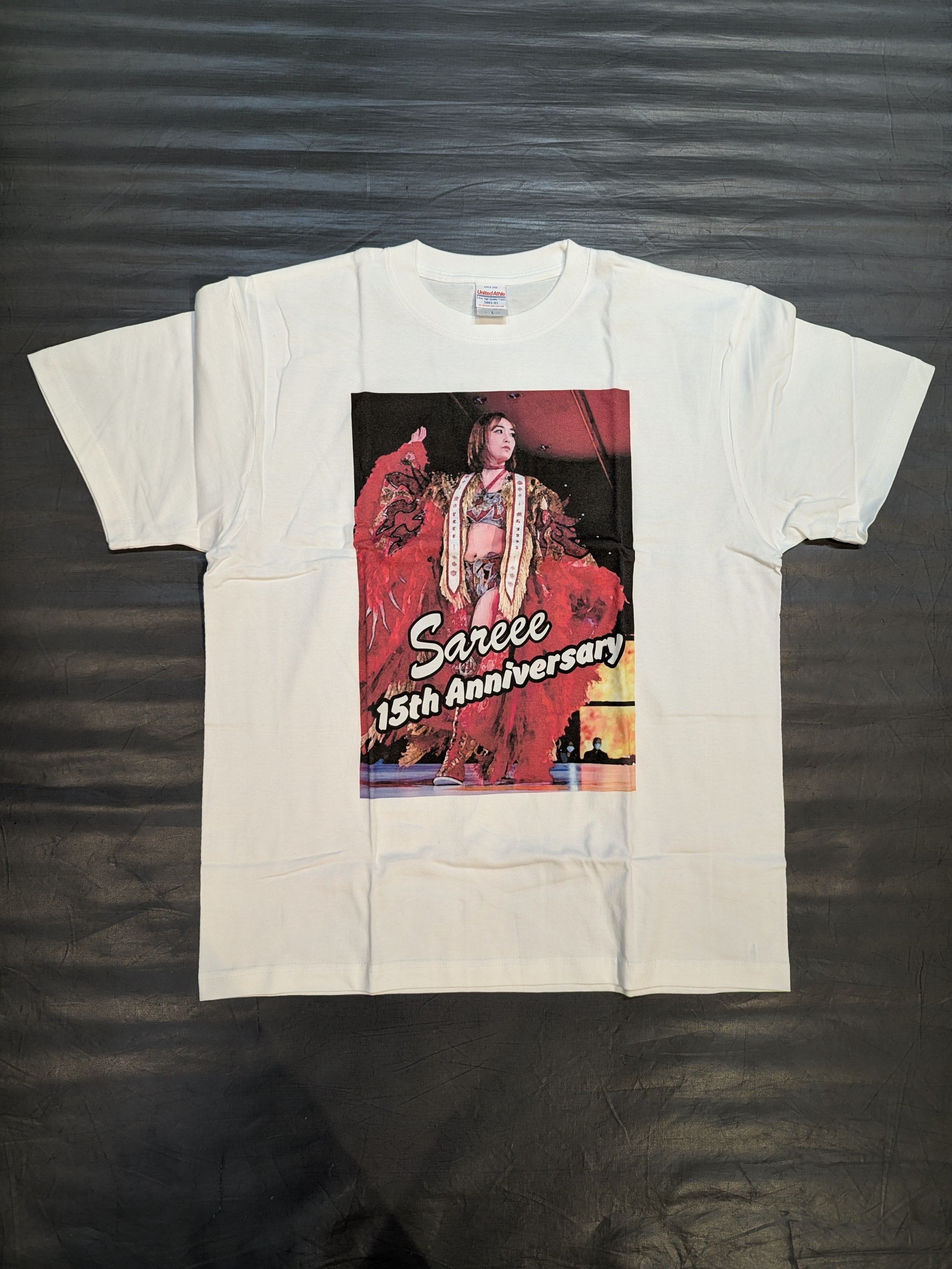 Sareee　デビュー15周年記念Tシャツ　Lサイズ　＆大会パンフレット Sareee デビュー15周年記念Tシャツ Lサイズ ＆大会パンフレット Sareee