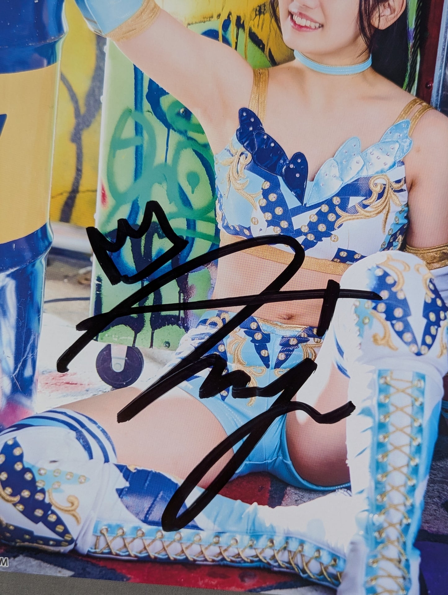Miyu Amasaki hand signed autograph Stardom Pro-Photo (L-1)