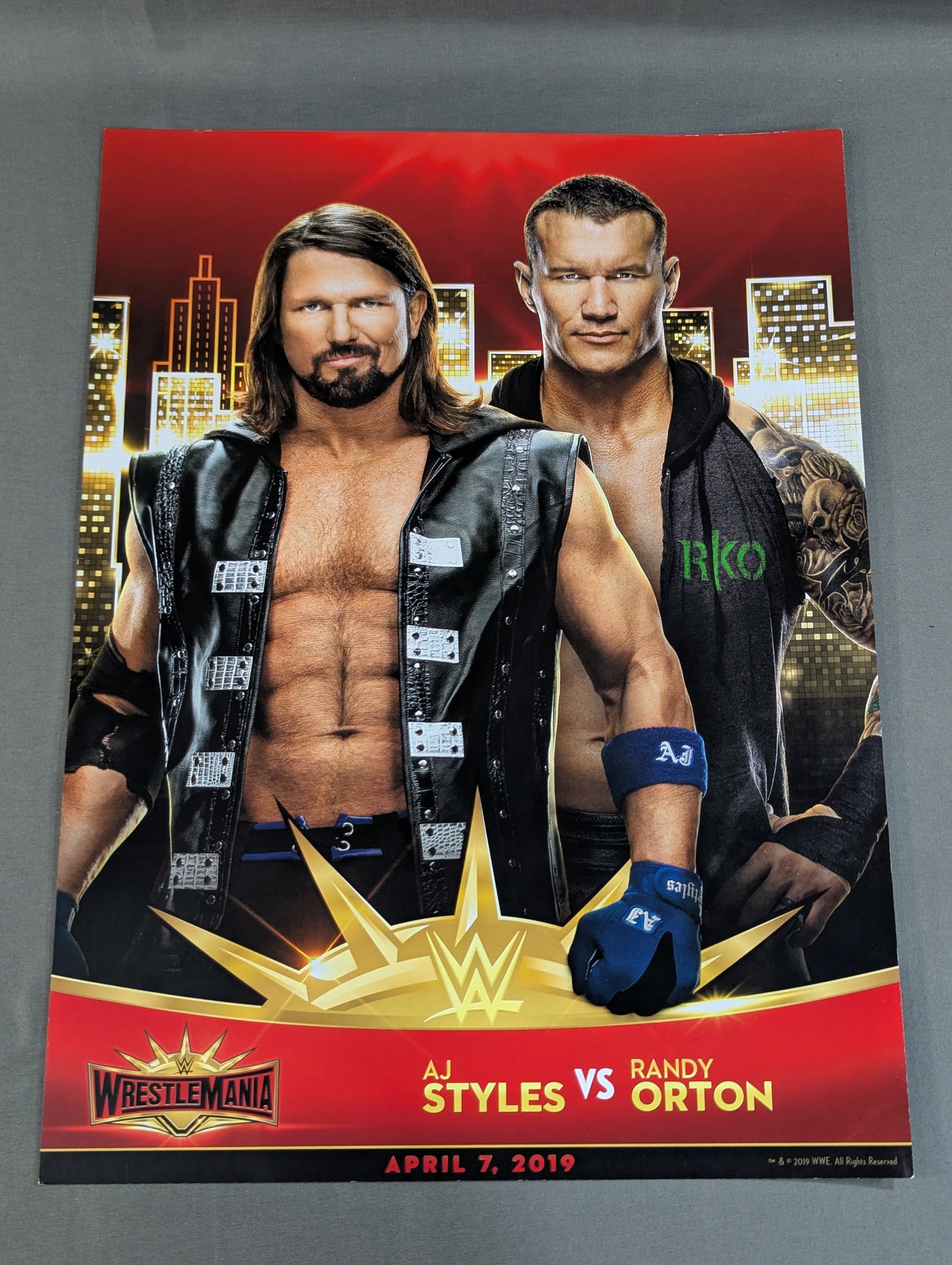 AJスタイルズvsランディ・オートン WRESTLEMANIA35 マッチカード