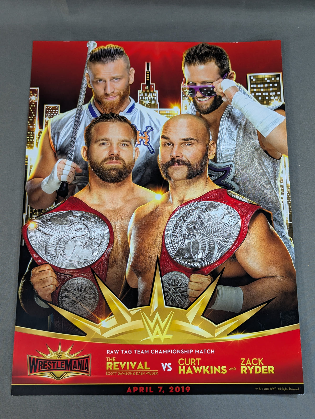 WWEロウタッグ王座戦 WRESTLEMANIA35 マッチカード
