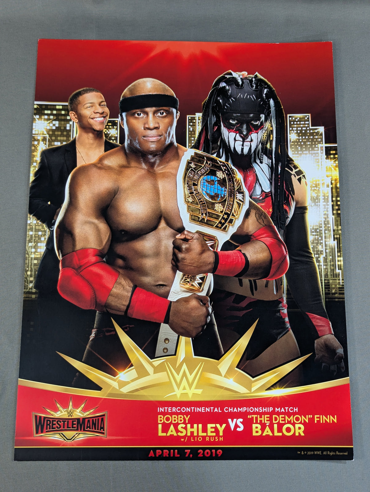 ボビー・ラシュリーvsフィン・ベイラー WRESTLEMANIA35 マッチカード