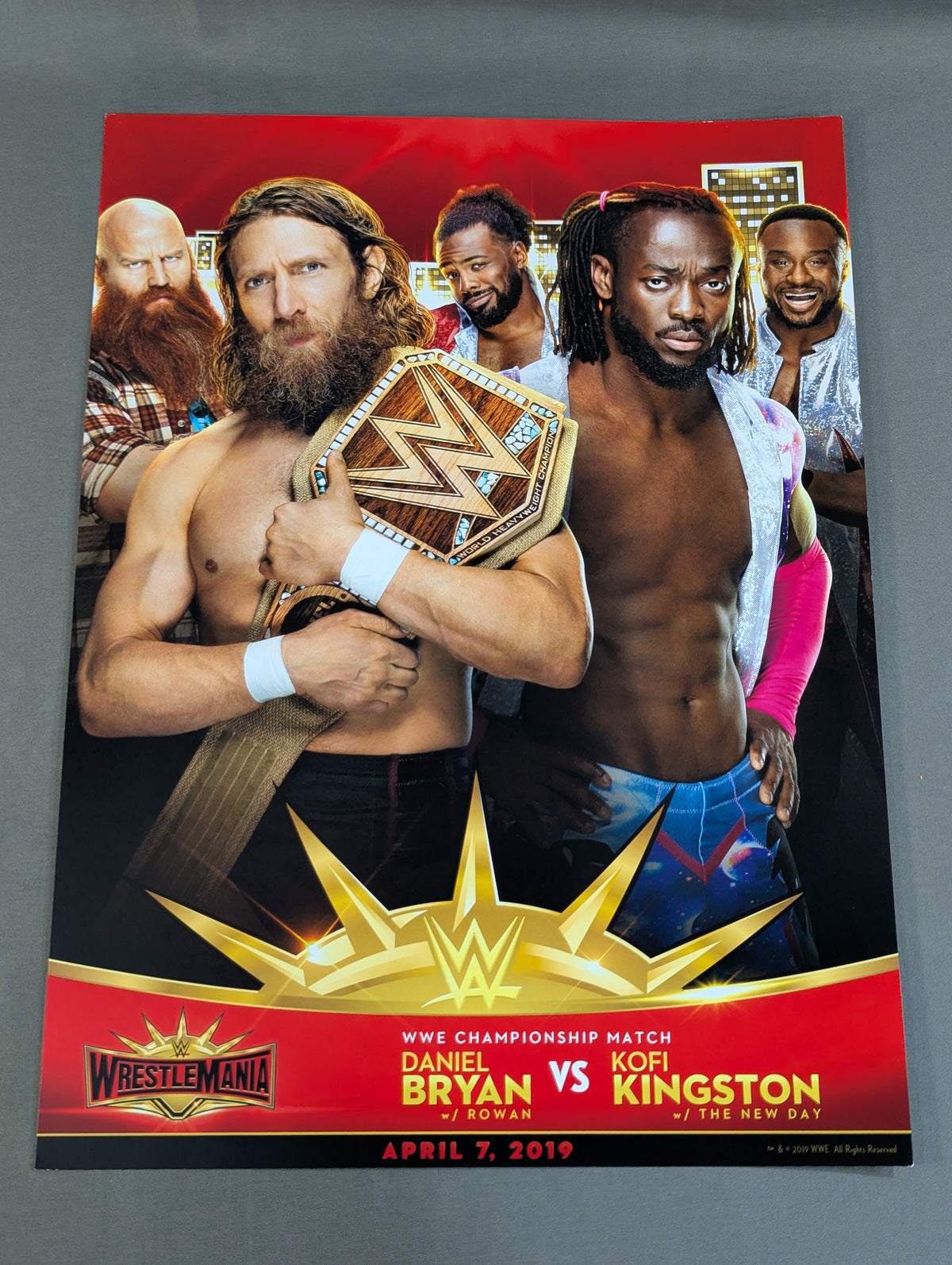 Daniel Bryan vs Kofi Kingston WRESTLEMANIA35 Matchcard