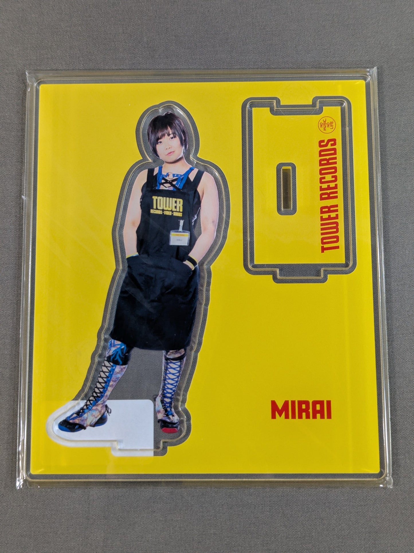 MIRAI トレーディング アクスタプレート(STARDOM×TOWER RECORDS)