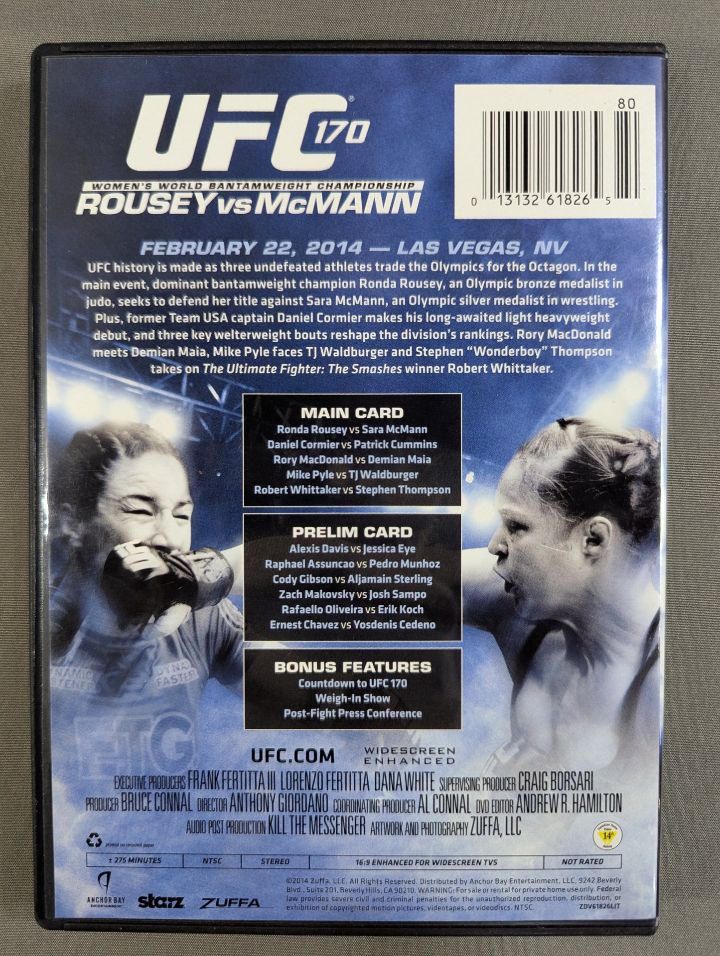 UFC 170 ★ROUSEYvsMcMANN★