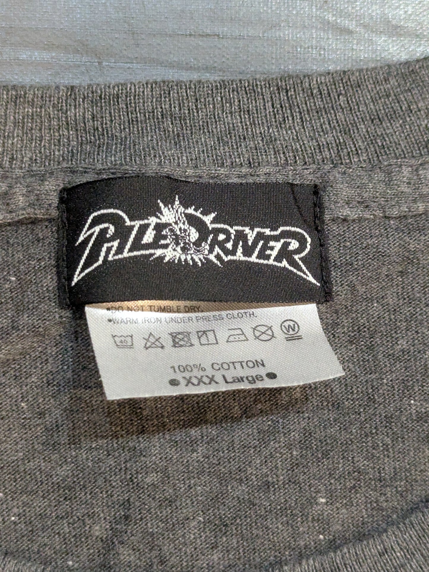 Piledriver '10th Anniversary' T-shirt (Charcoal Gray)