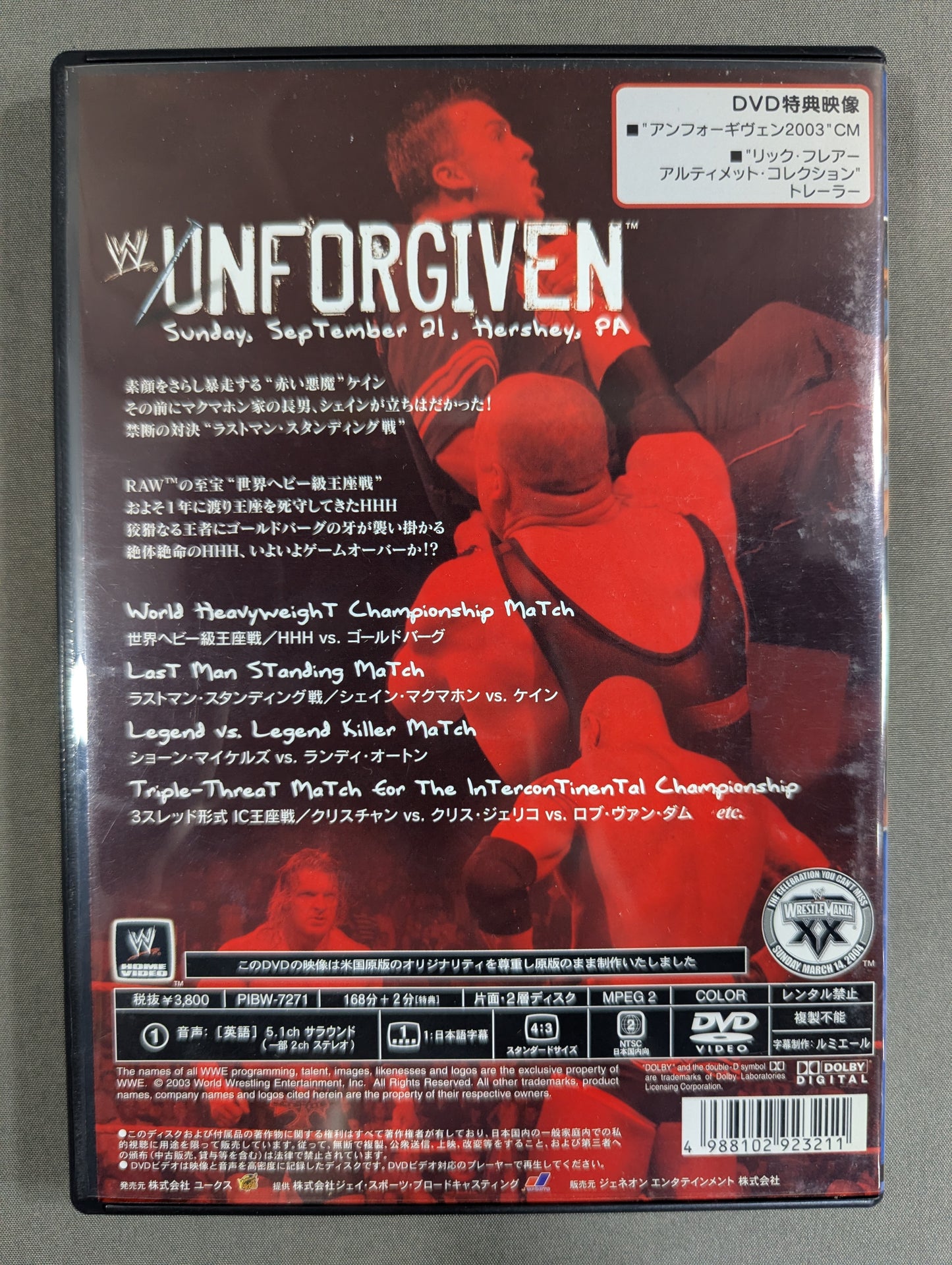 Unforgiven 2003