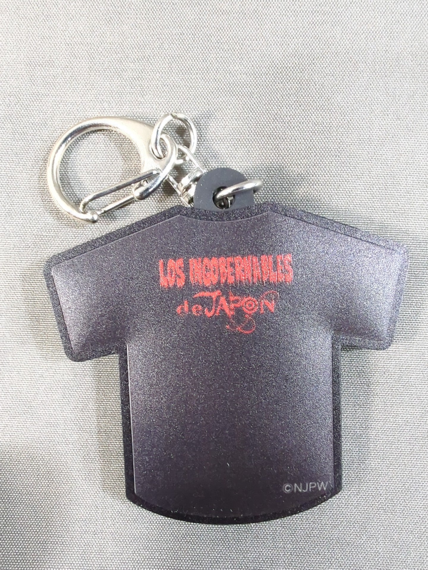 Tetsuya Naito New Japan Pro Wrestling Logo T-shirt Rubber Keychain