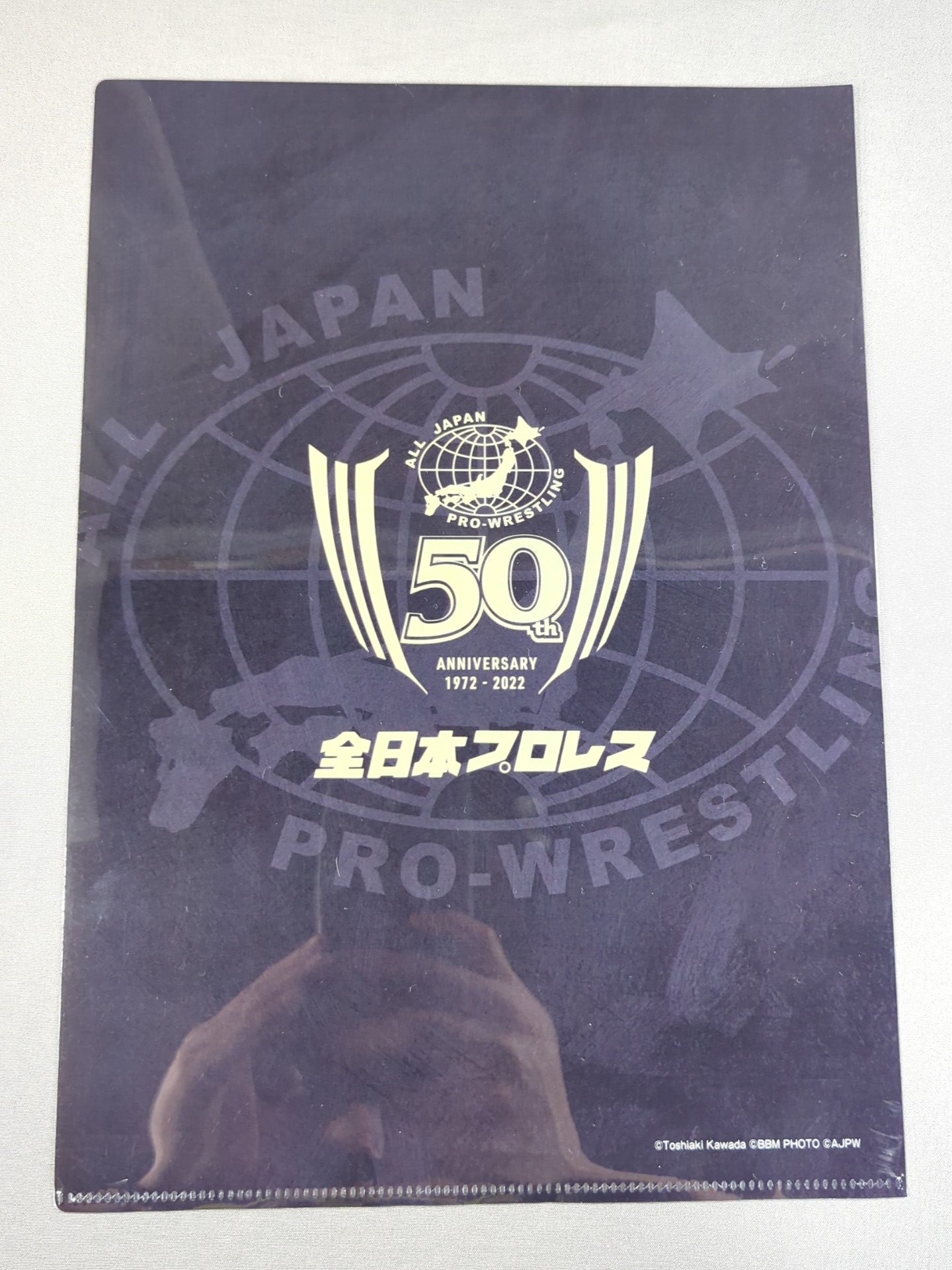 川田利明 全日本プロレス50周年 クリアファイル