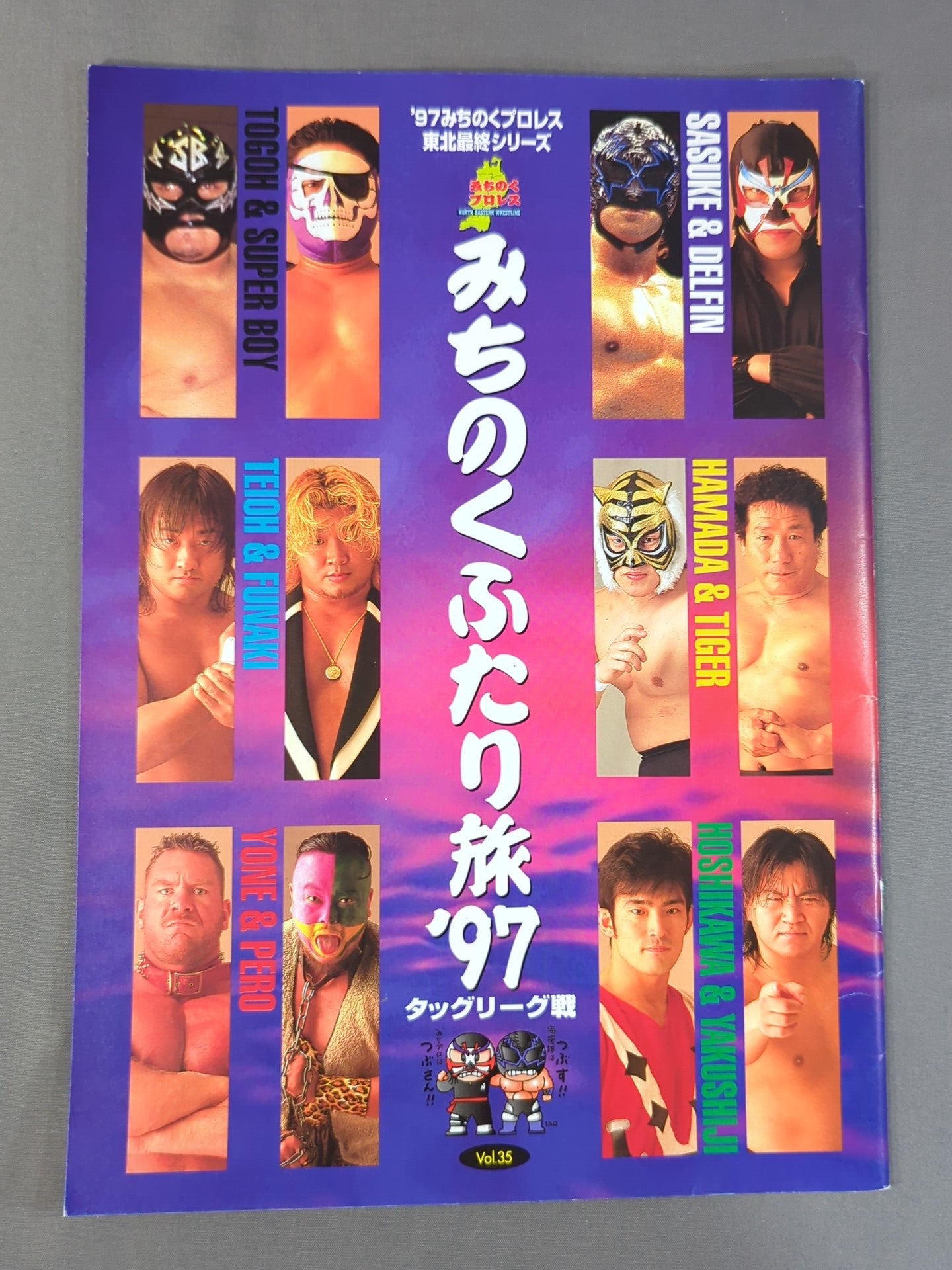 激レア！！みちのくプロレス　DVD　12枚セット みちのくプロレス オフィシャルパンフレット Vol.35 – 闘道館