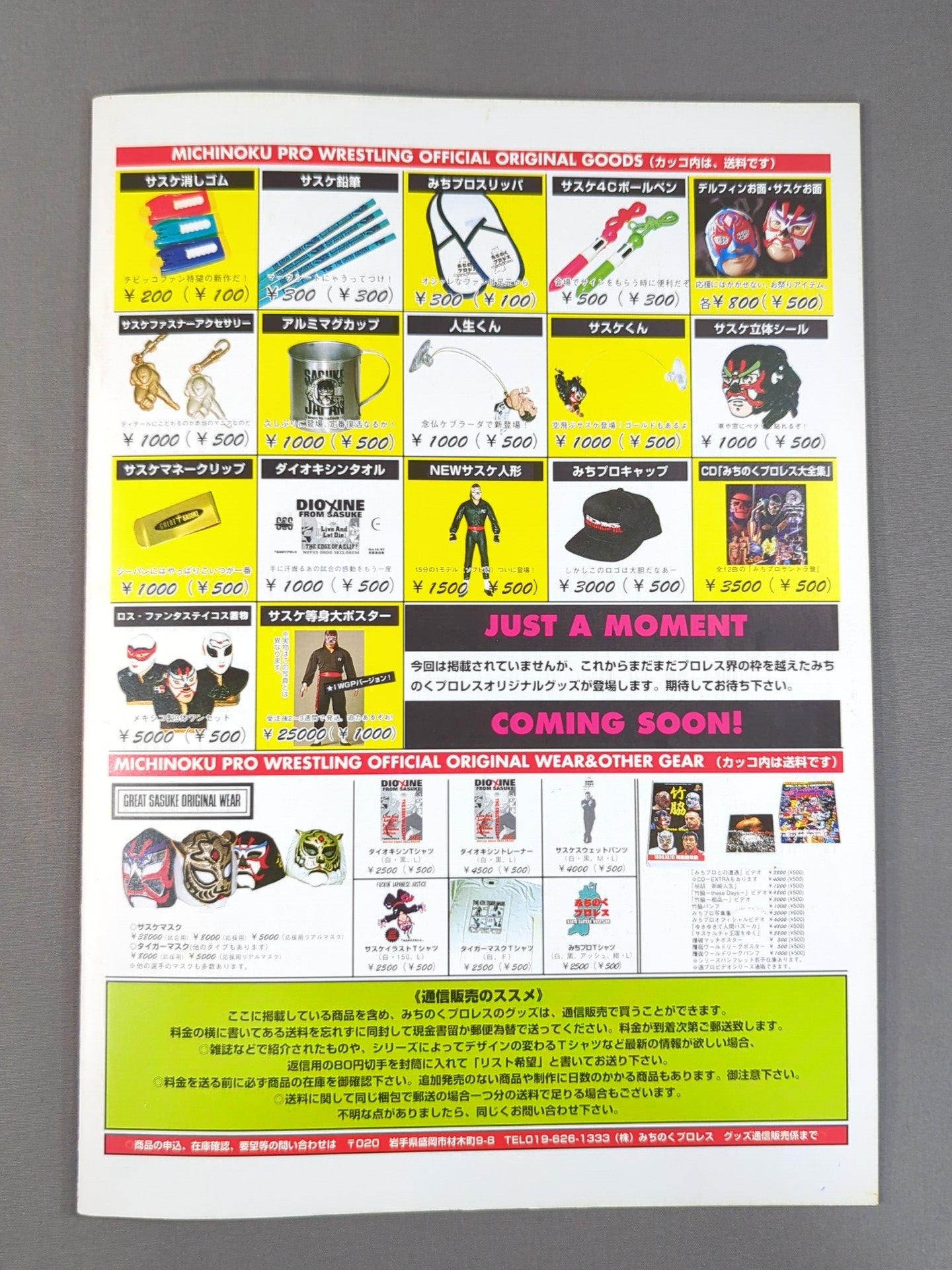 Michinoku Pro Wrestling Official Brochure Vol.35