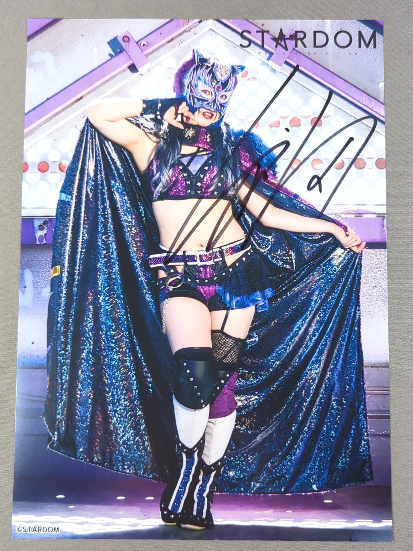 スターライト・キッド 直筆サイン入り スターダムポートレート(H-8