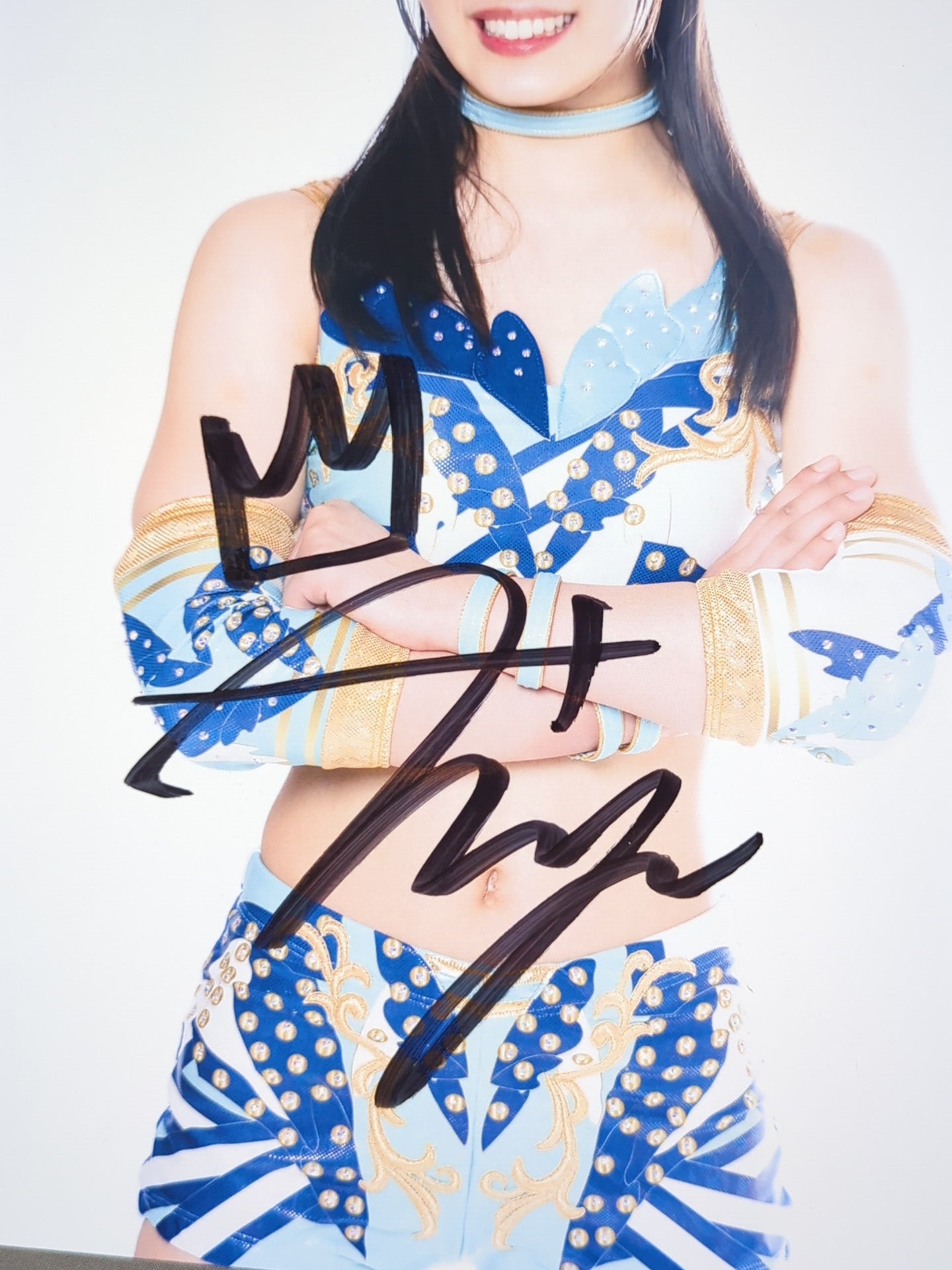 天咲光由 直筆サイン入り スターダムポートレート(L-5)